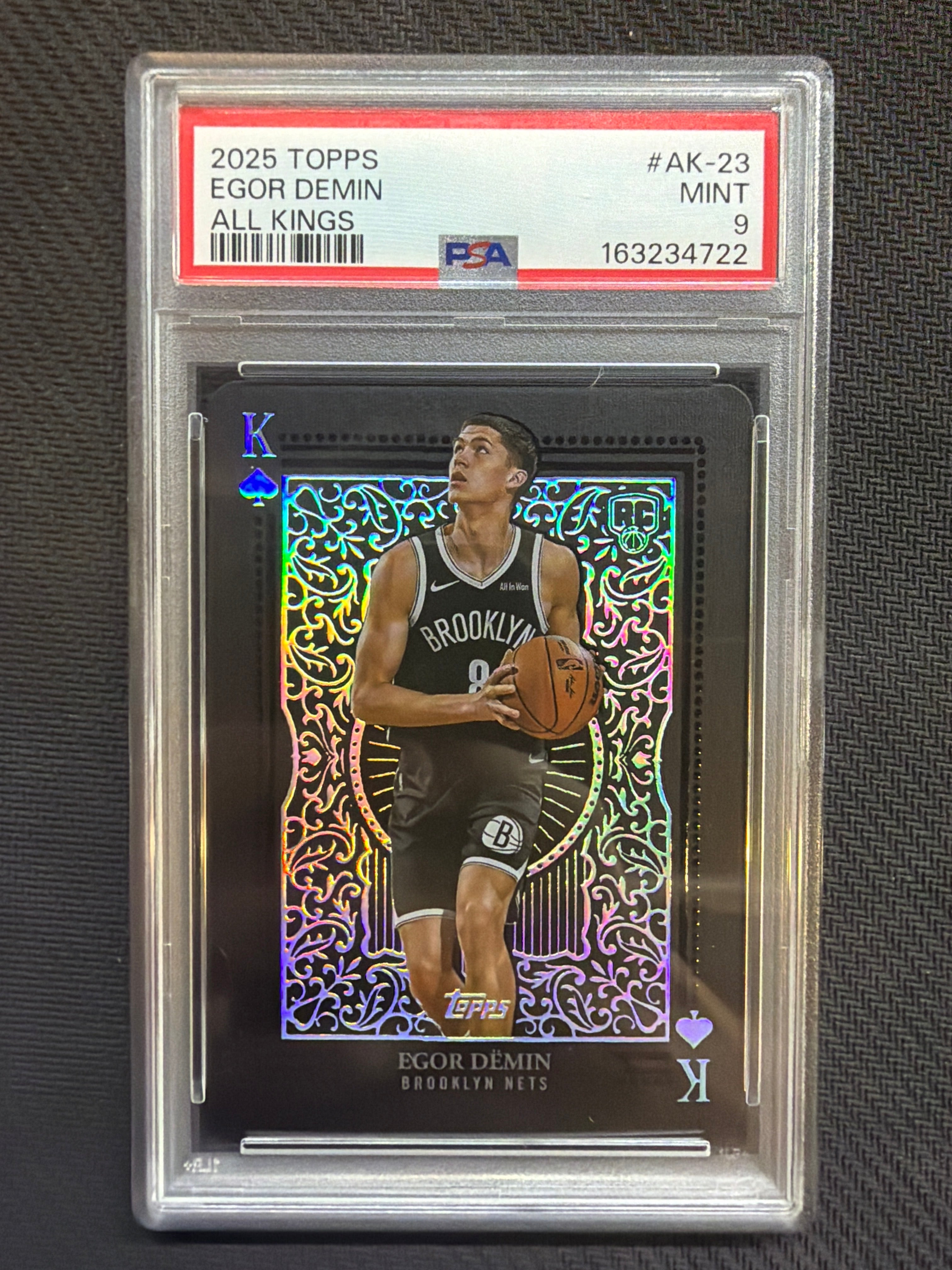 2025-26 Topps Egor Demin All Kings PSA 9 722