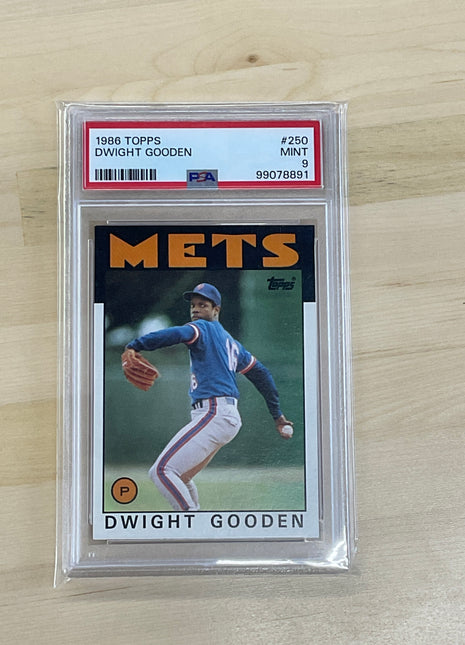 1986 Topps Dwight Gooden PSA 9