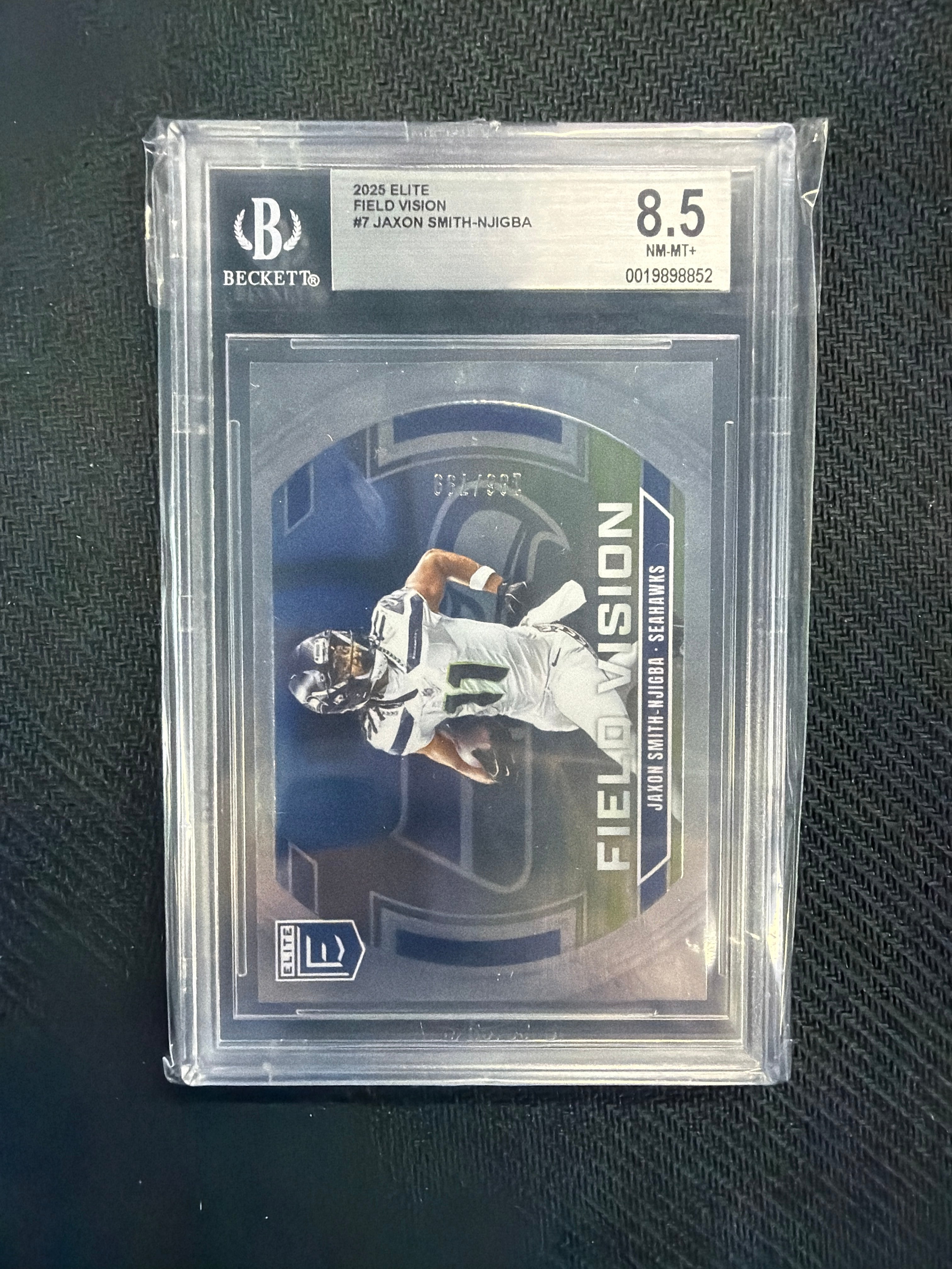 2025 Donruss Elite Jaxon Smith-Njigba /799 BGS 8.5