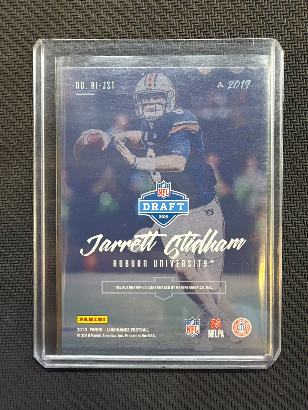2019 Luminance Jarrett Stidham Rookie Ink Auto /149 Auburn