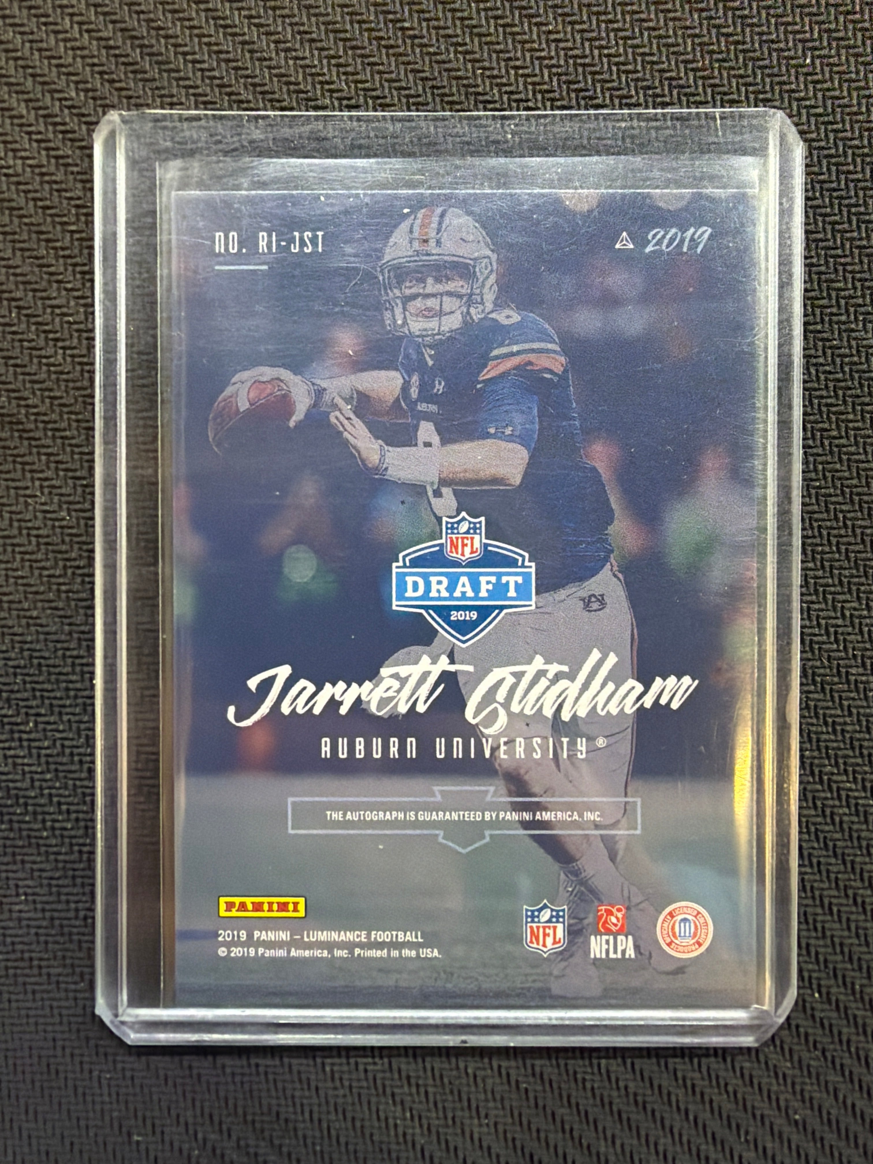 2019 Luminance Jarrett Stidham Rookie Ink Auto /149 Auburn