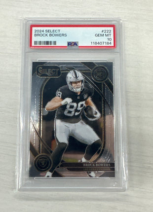 2024 Select Brock Bowers Rookie PSA 10 #222
