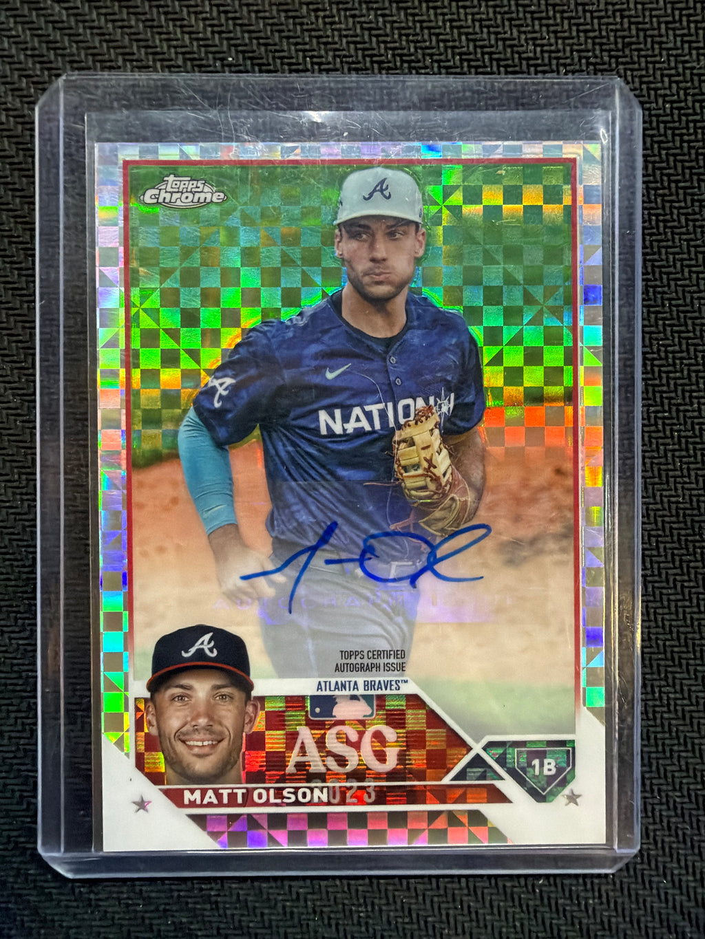 2023 Topps Chrome Matt Olson All Star Game Auto /125 Braves