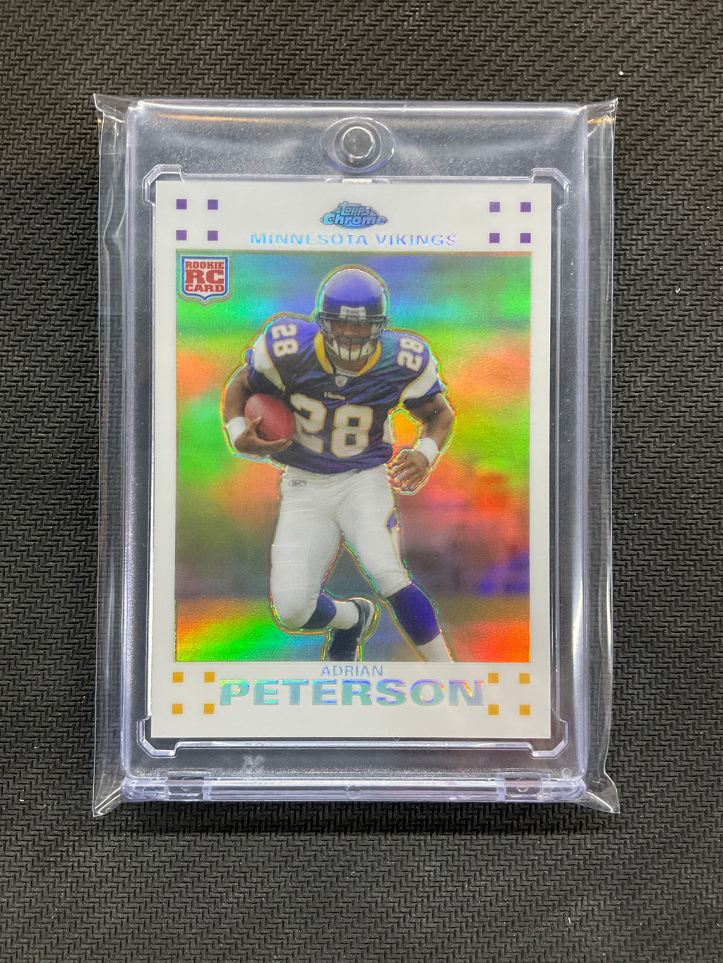 2007 Topps Chrome Adrian Peterson White /869 Rookie