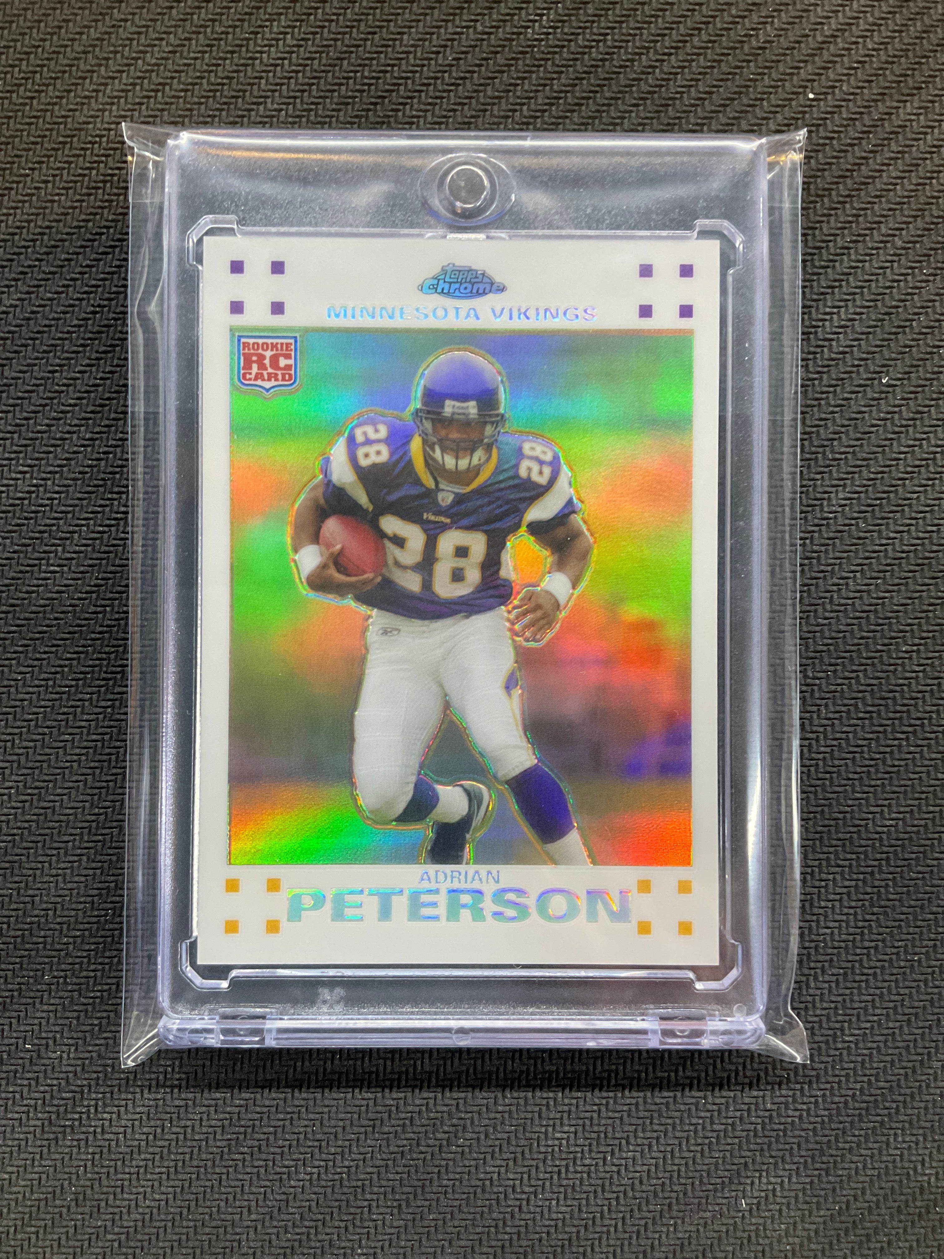 2007 Topps Chrome Adrian Peterson White /869 Rookie
