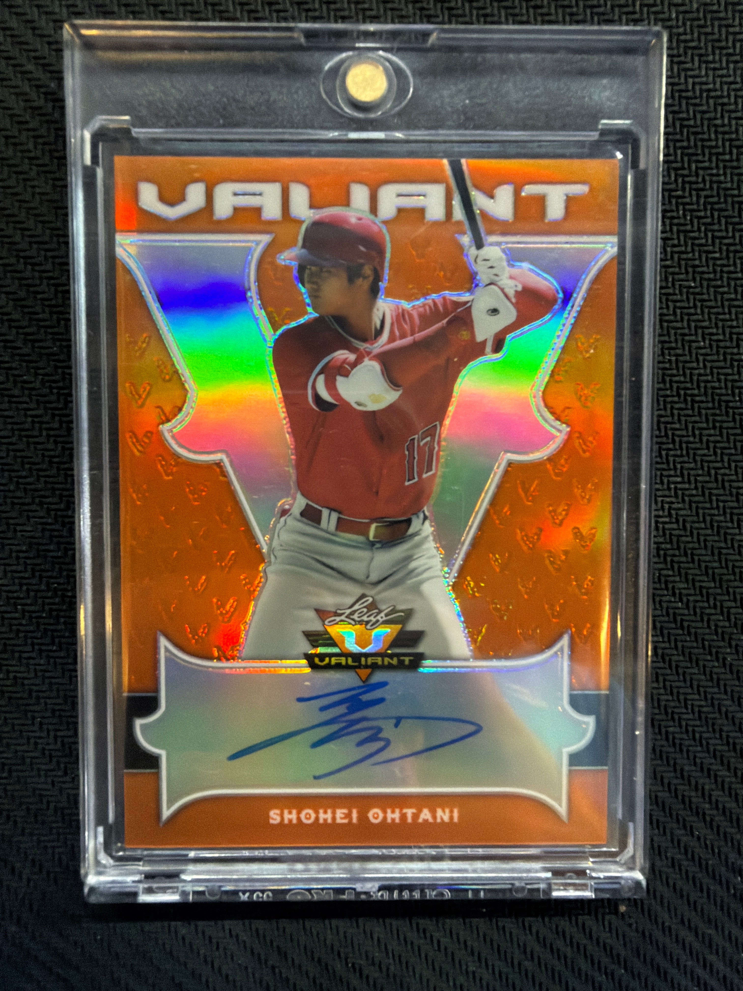 2018 Leaf Valiant Shohei Ohtani Rookie Auto /35 #BA-SO1 Angels