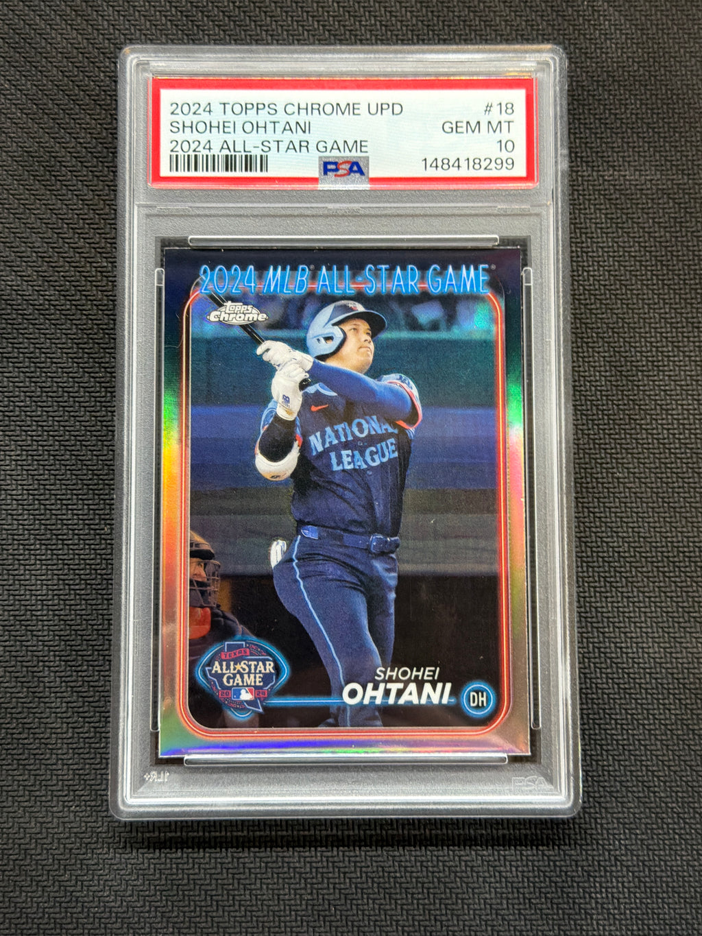 2024 Topps Chorme Update Shohei Ohtani All-Star Game PSA 10