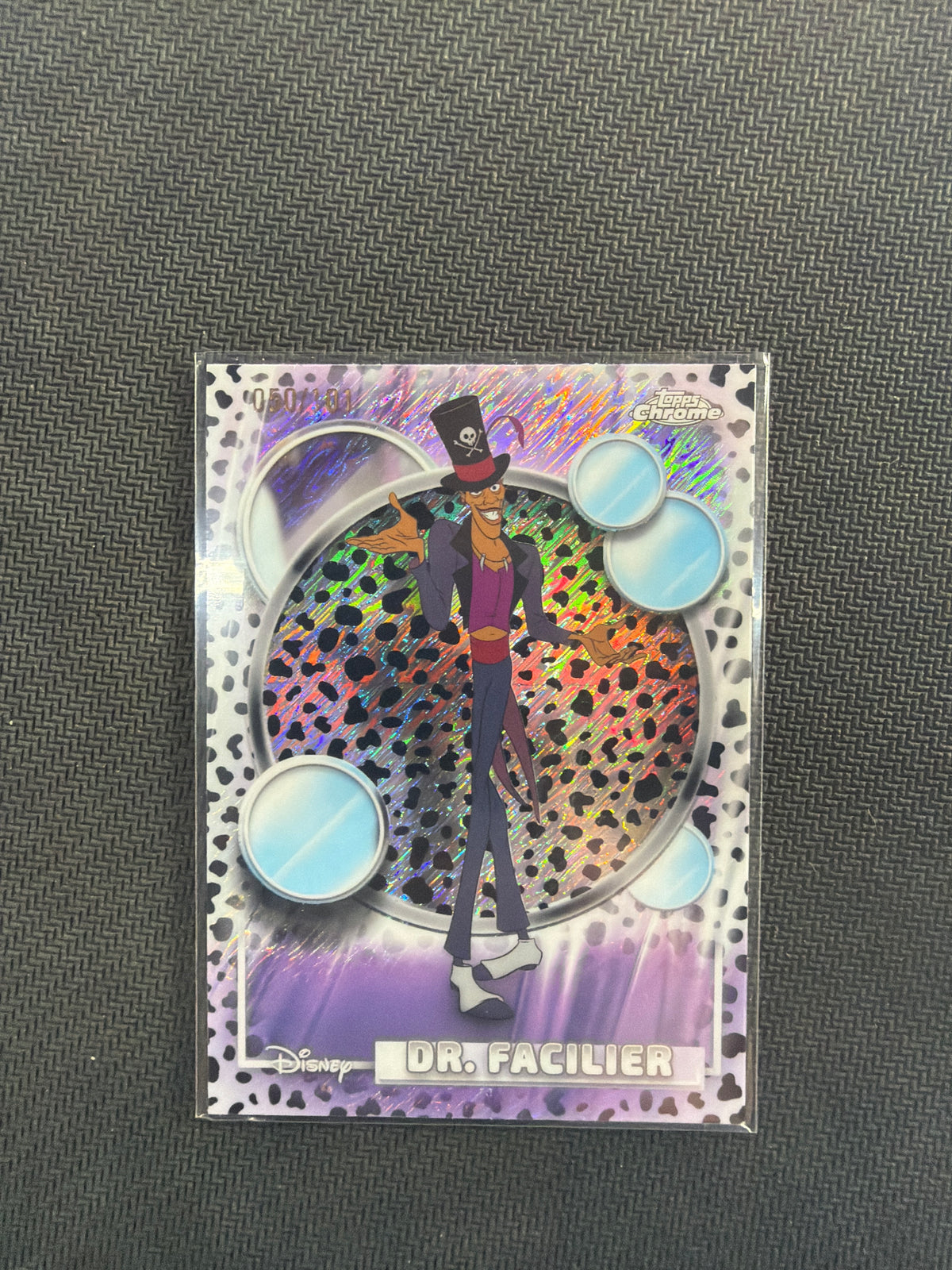 2026 Topps Chrome Disney Dr. Facilier /101 Dalmation