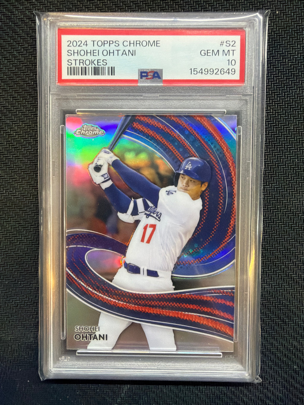 2024 Topps Chrome Shohei Ohtani Strokes #S2 PSA 10 Dodgers