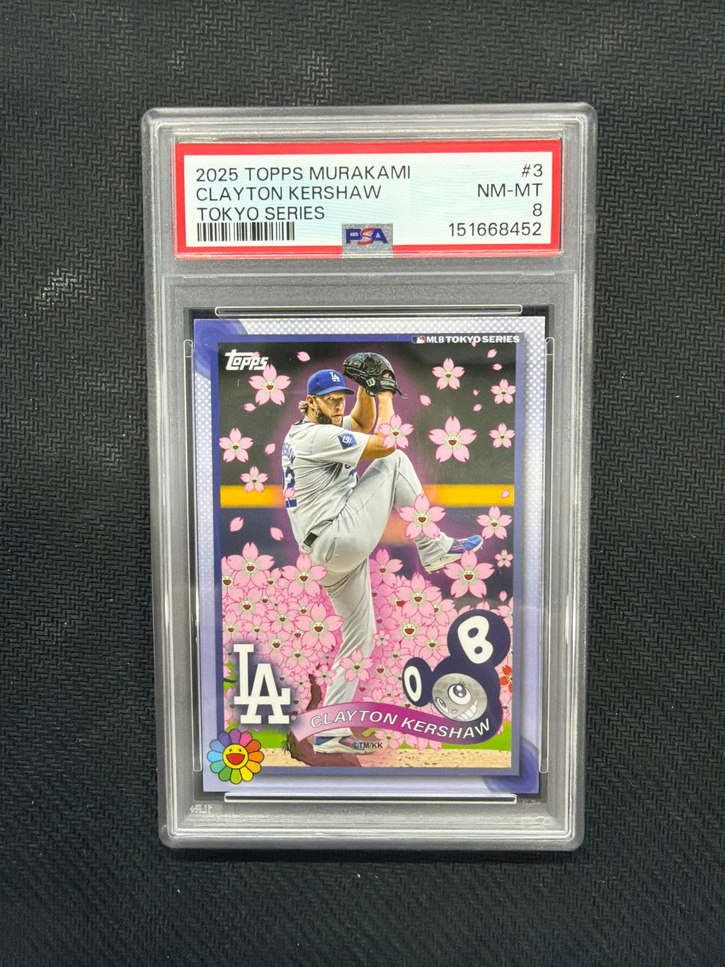2025 Topps Murakami Clayton Kershaw Tokyo Series PSA 8 Dodgers