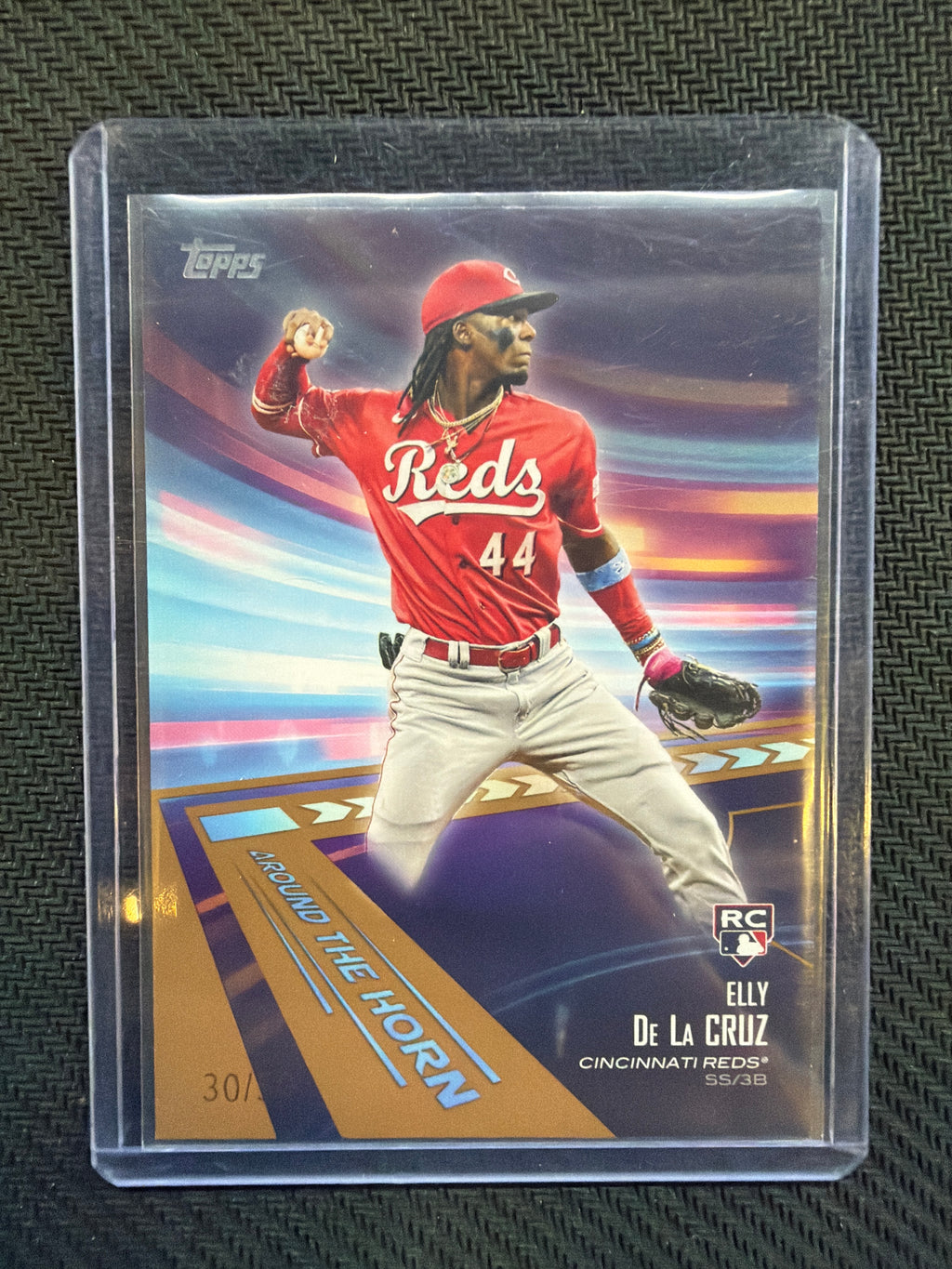2024 Topps Seriies 2 Elly De La Cruz Around The Horn #ATH-19 Gold /50 Rookie