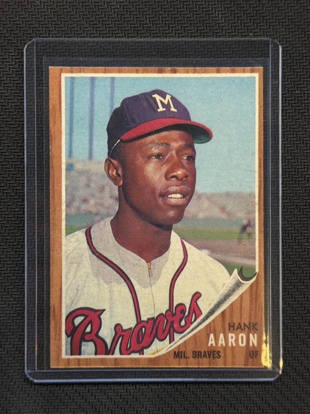 1962 Topps Hank Aaron #320 Braves 1