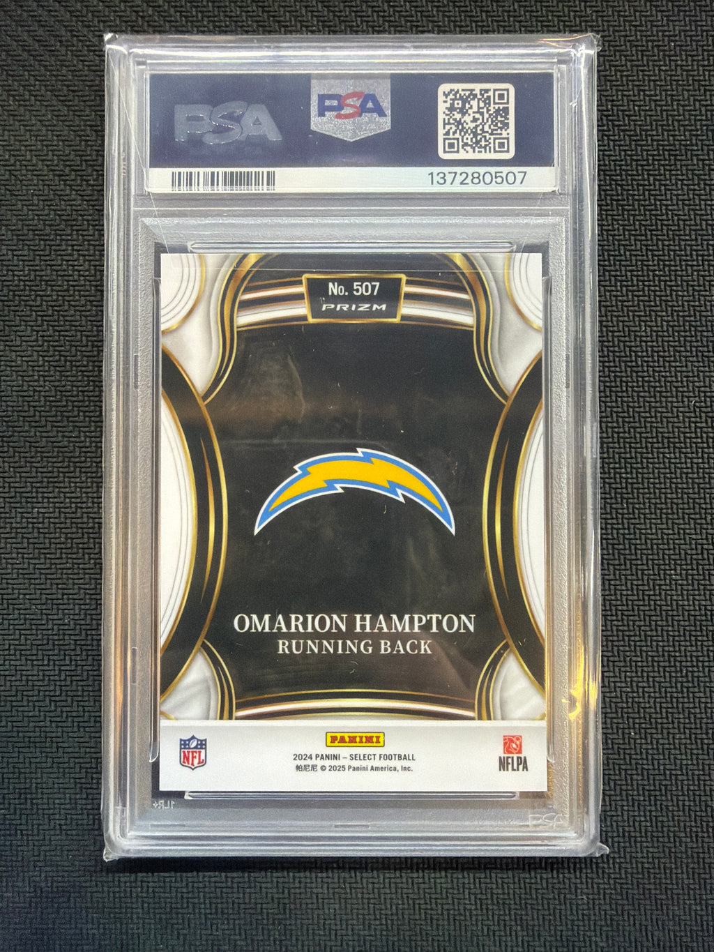 2024 Select XRC Omarion Hampton Rookie #507 PSA 10