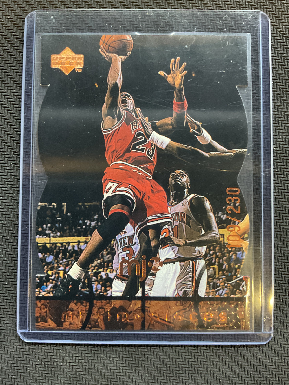 1998 Upper Deck MJx Michael Jordan Timepieces Bronze /230 #22 Bulls