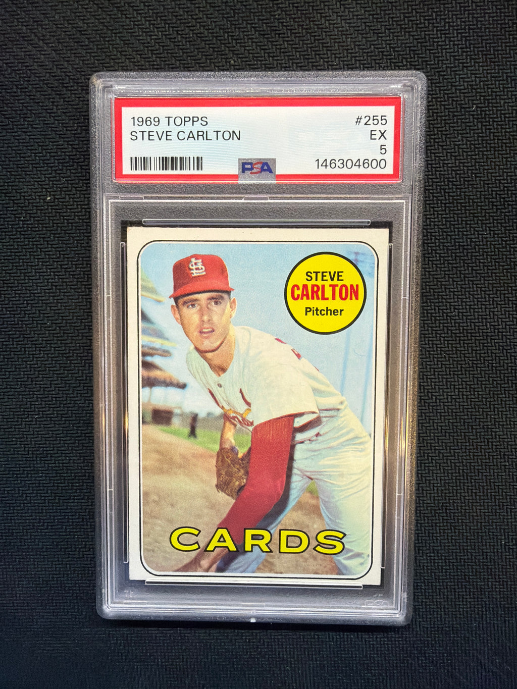 1969 Topps Steve Carlton #255 PSA 5 Cardinals