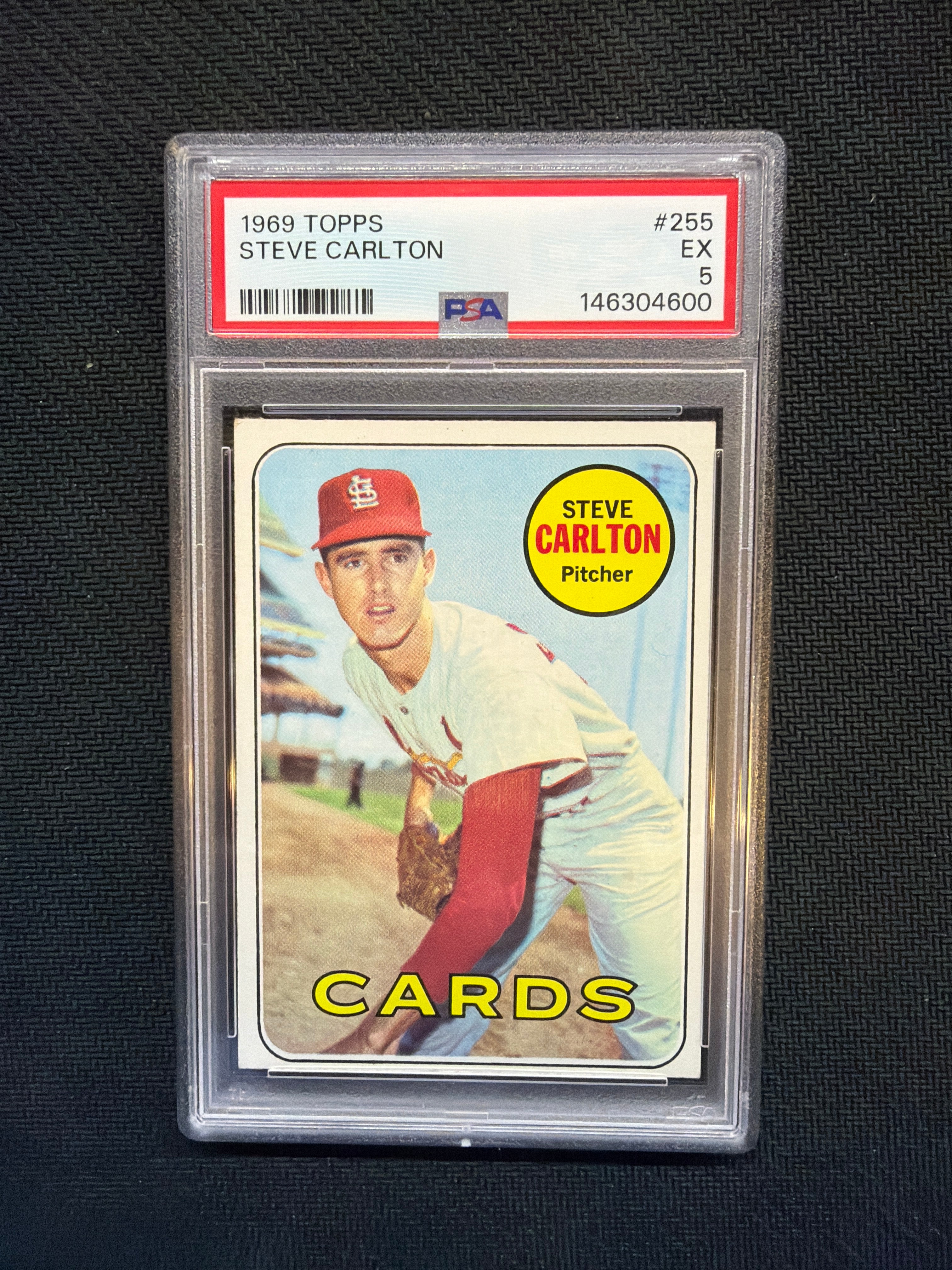 1969 Topps Steve Carlton #255 PSA 5 Cardinals