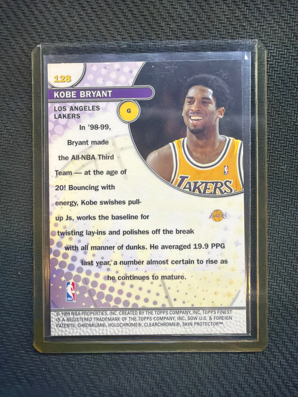 1999 Finest Kobe Bryant #128 W/Coating Lakers