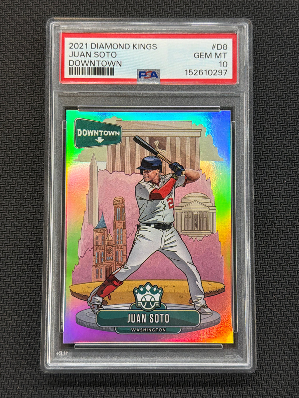 2021 Diamond Kings Juan Soto Downtown! #D8 PSA 10 297