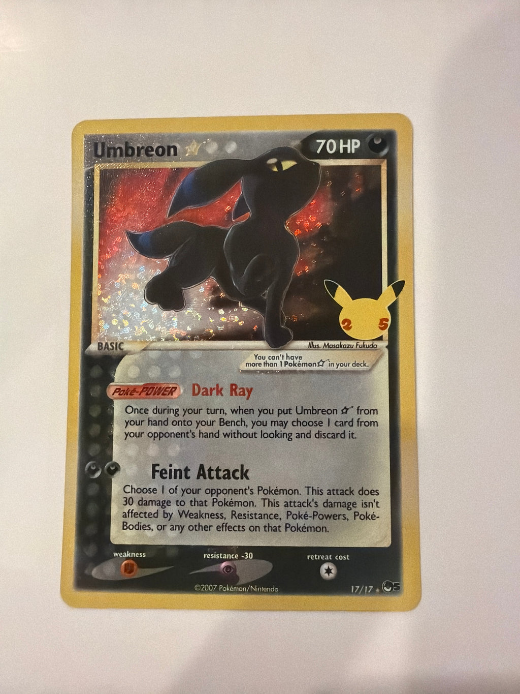 2021 Umbreon Celebrations 25th Anniversary