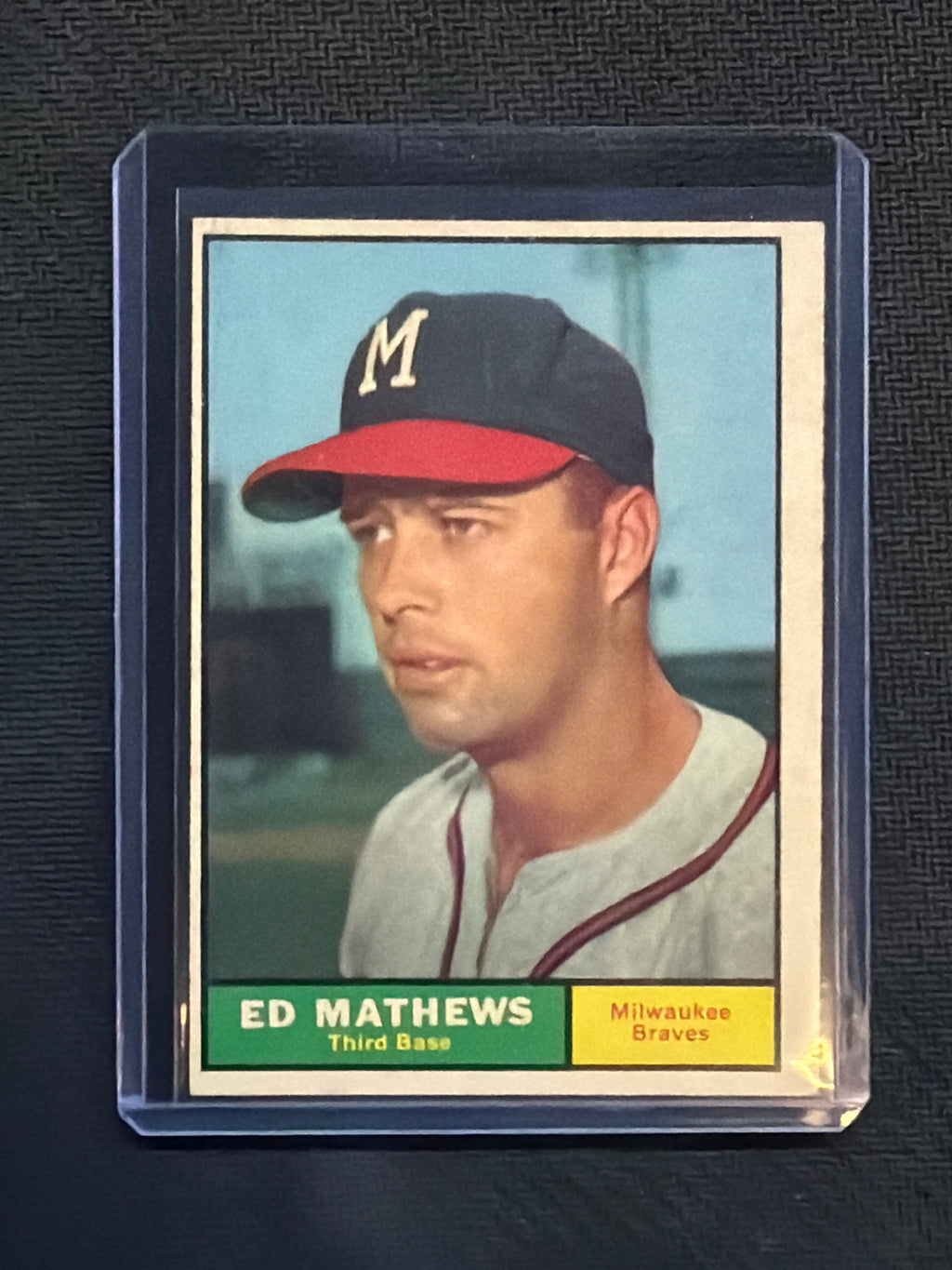 1961 Topps Ed Matthews #120 Braves