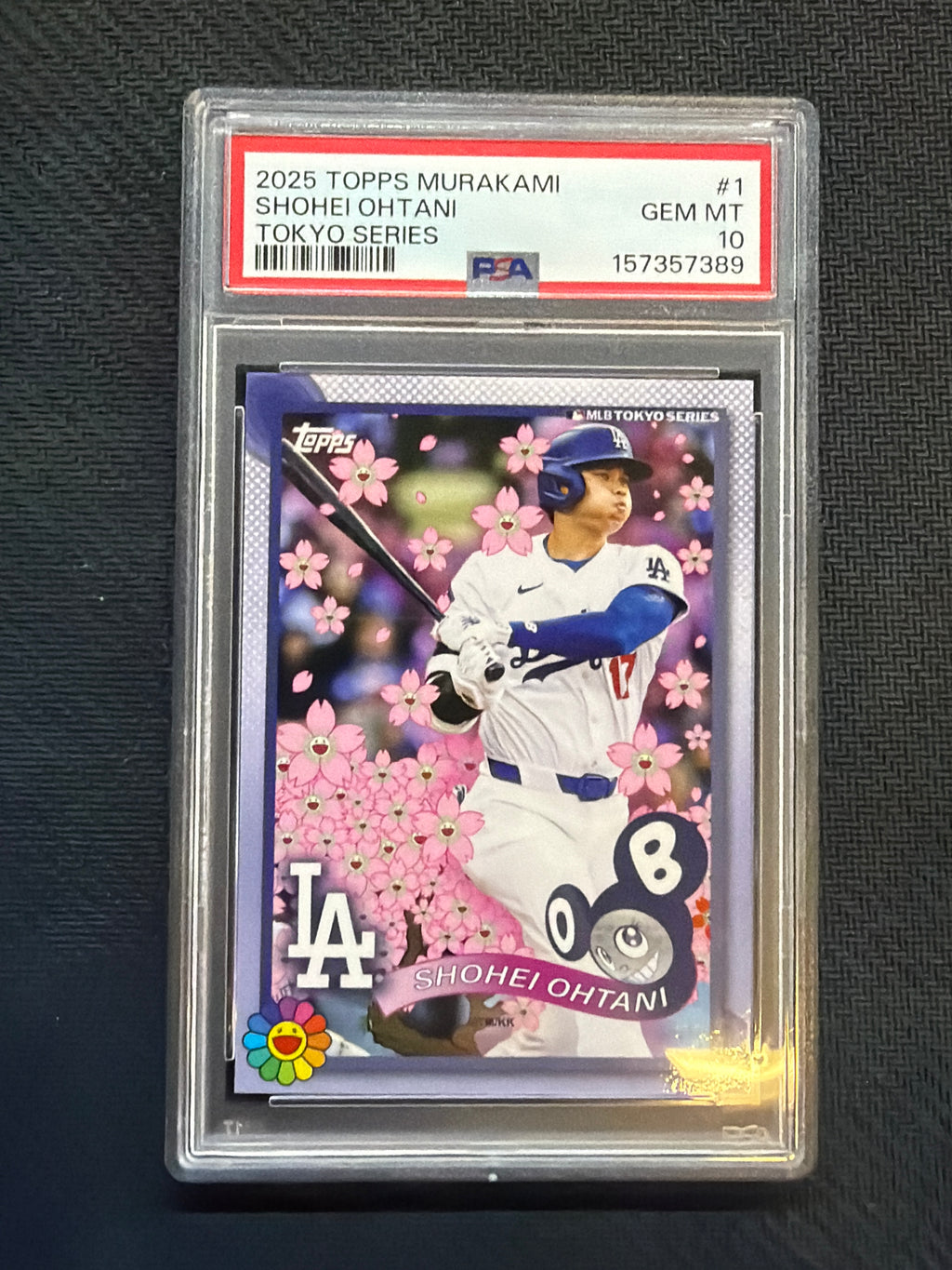 2025 Topps Murakami Shohei Ohtani Tokyo Series #1 PSA 10 389 Dodgers Batting