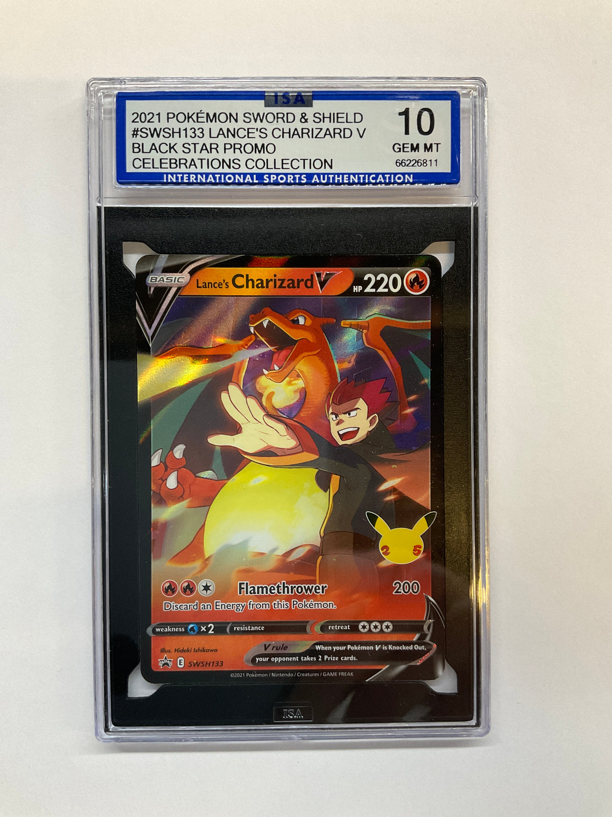 2021 Lance's Charizard SWSH133 ISA 10