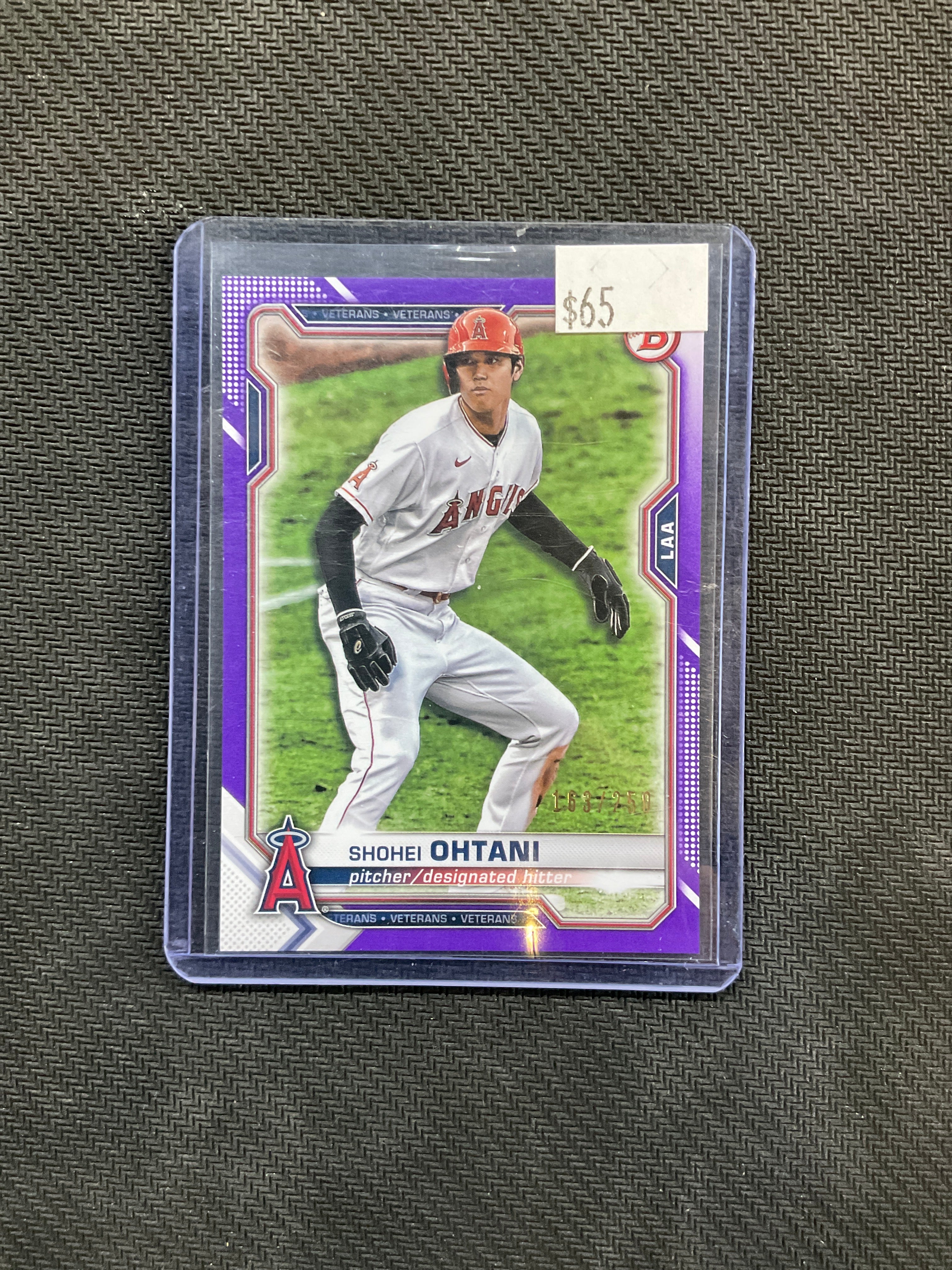 2021 Bowman Paper Shohei Ohtani #85 Purple /250 Angels
