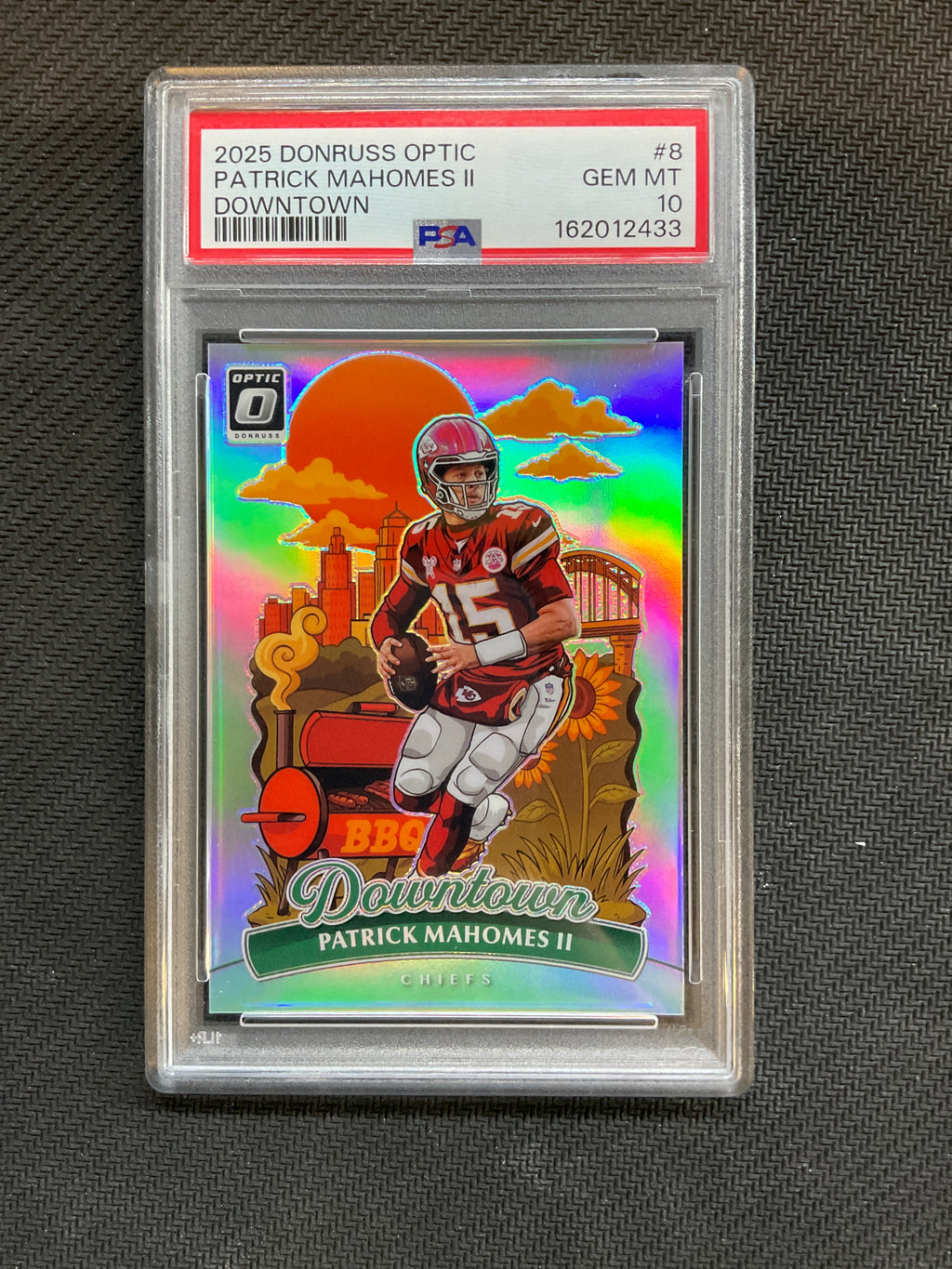 2025 Donruss Optic Patrick Mahomes II Downtown! #8 Cheifs