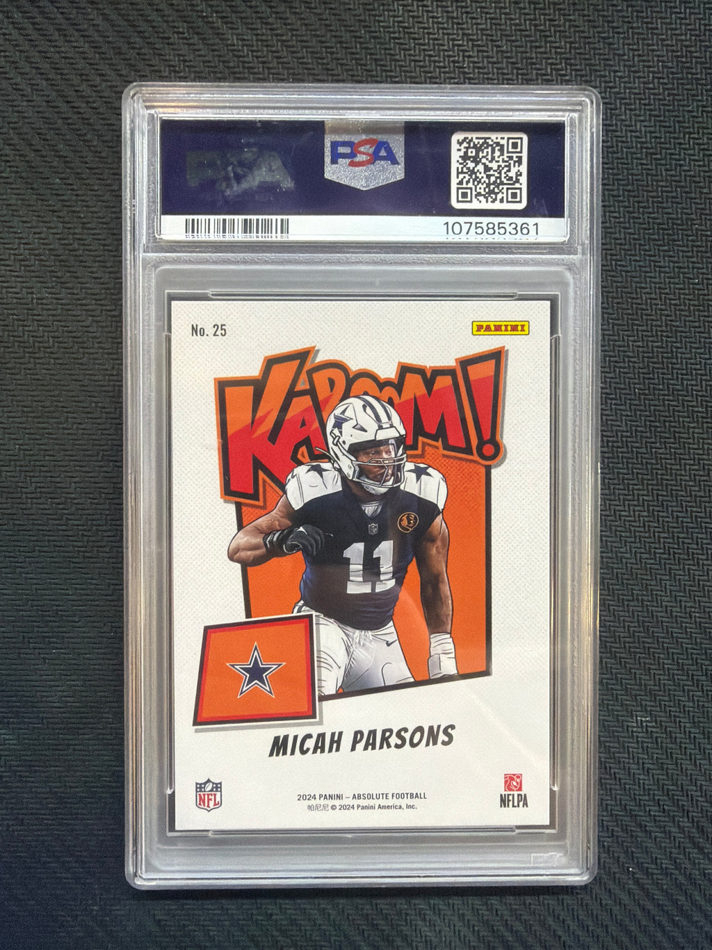 2024 Absolute Micah Parsons Kaboom! Vertical
