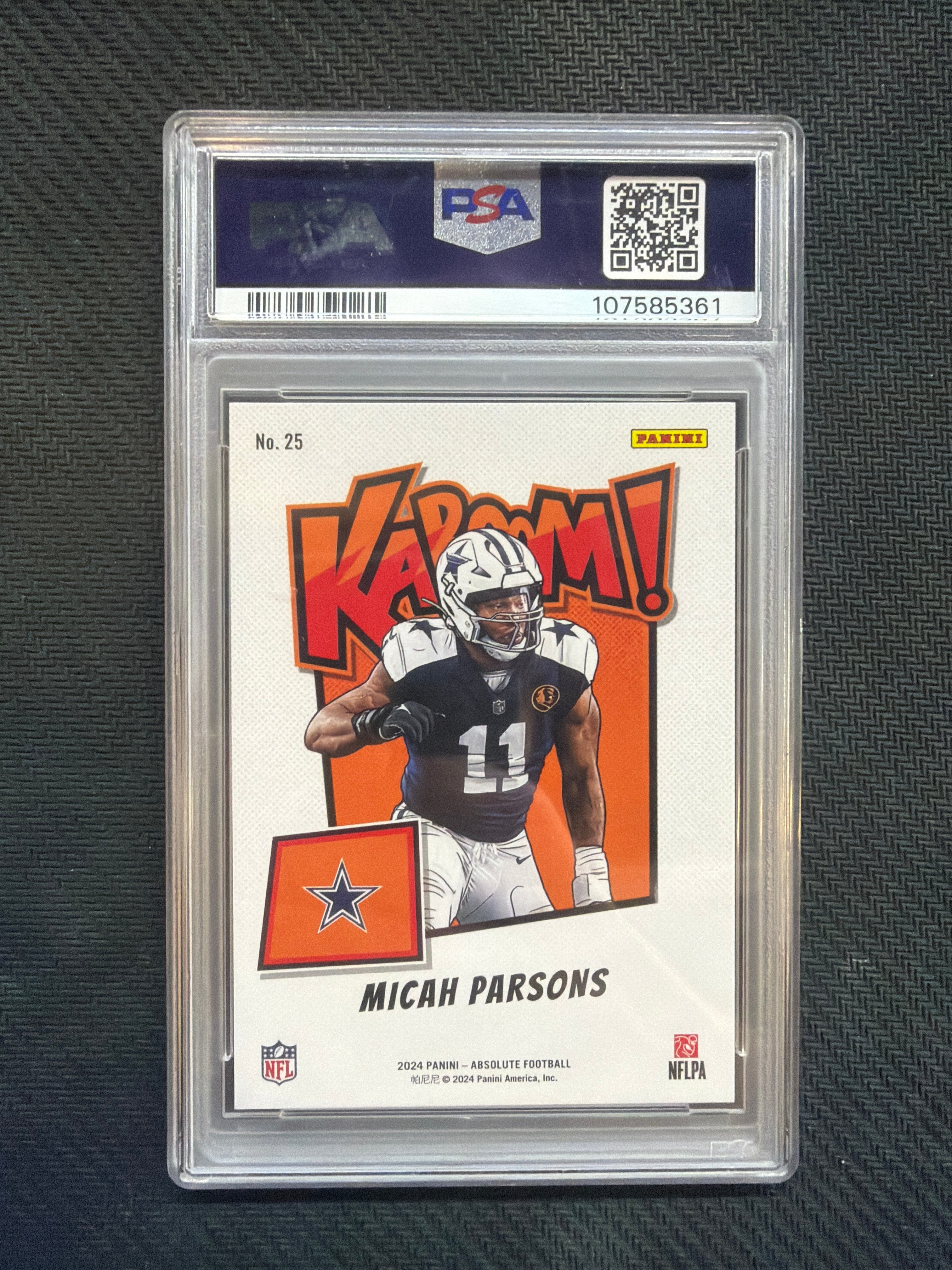 2024 Absolute Micah Parsons Kaboom! Vertical