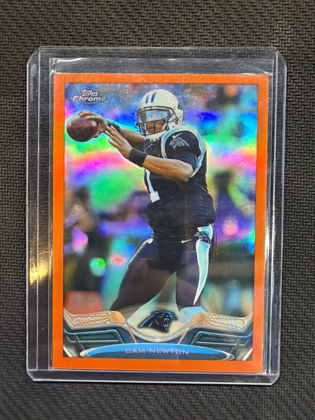2013 Topps Chrome Cam Newton Orange Auburn