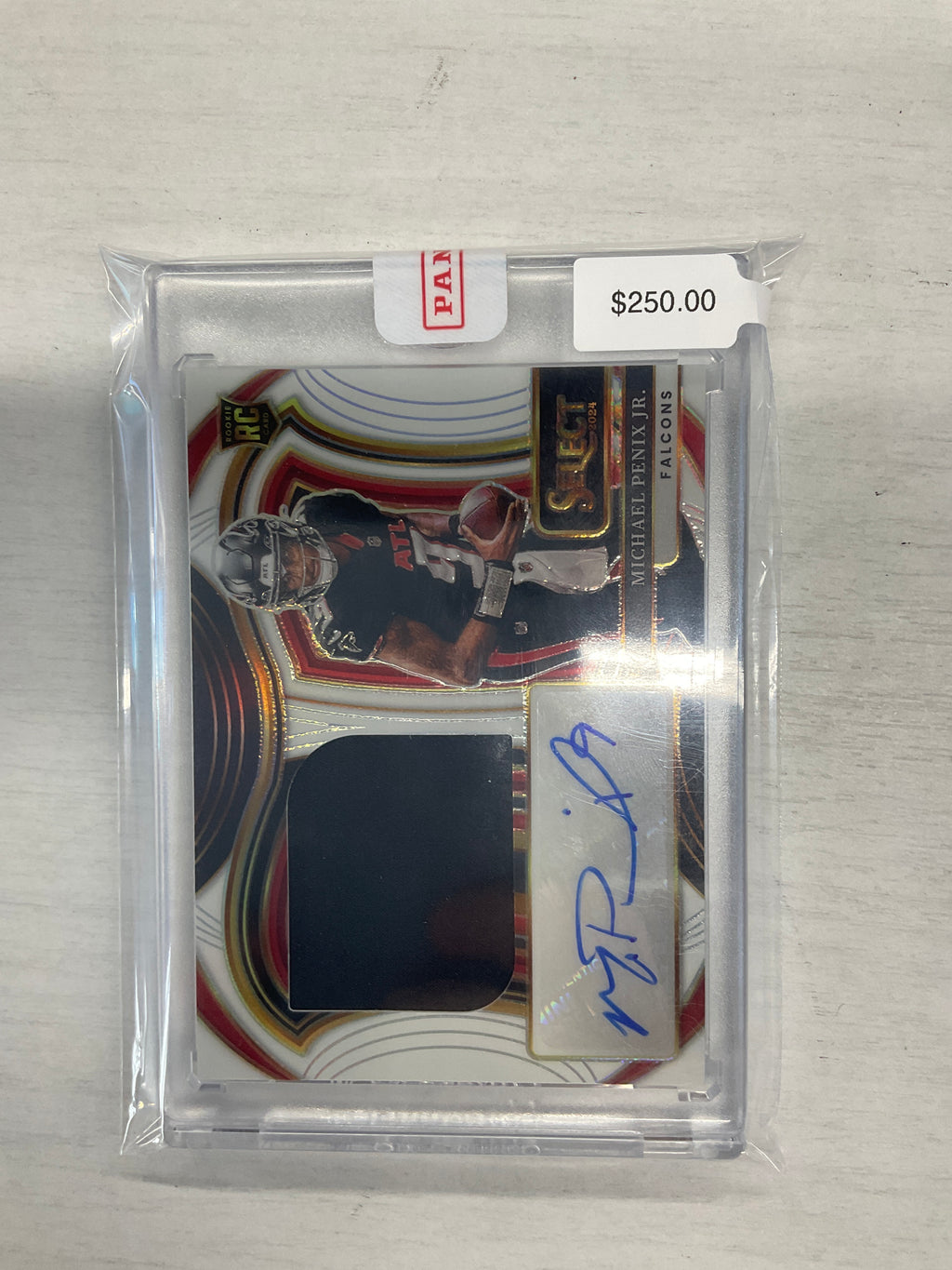2024 Select Michael Penix Jr. White Patch Auto /75