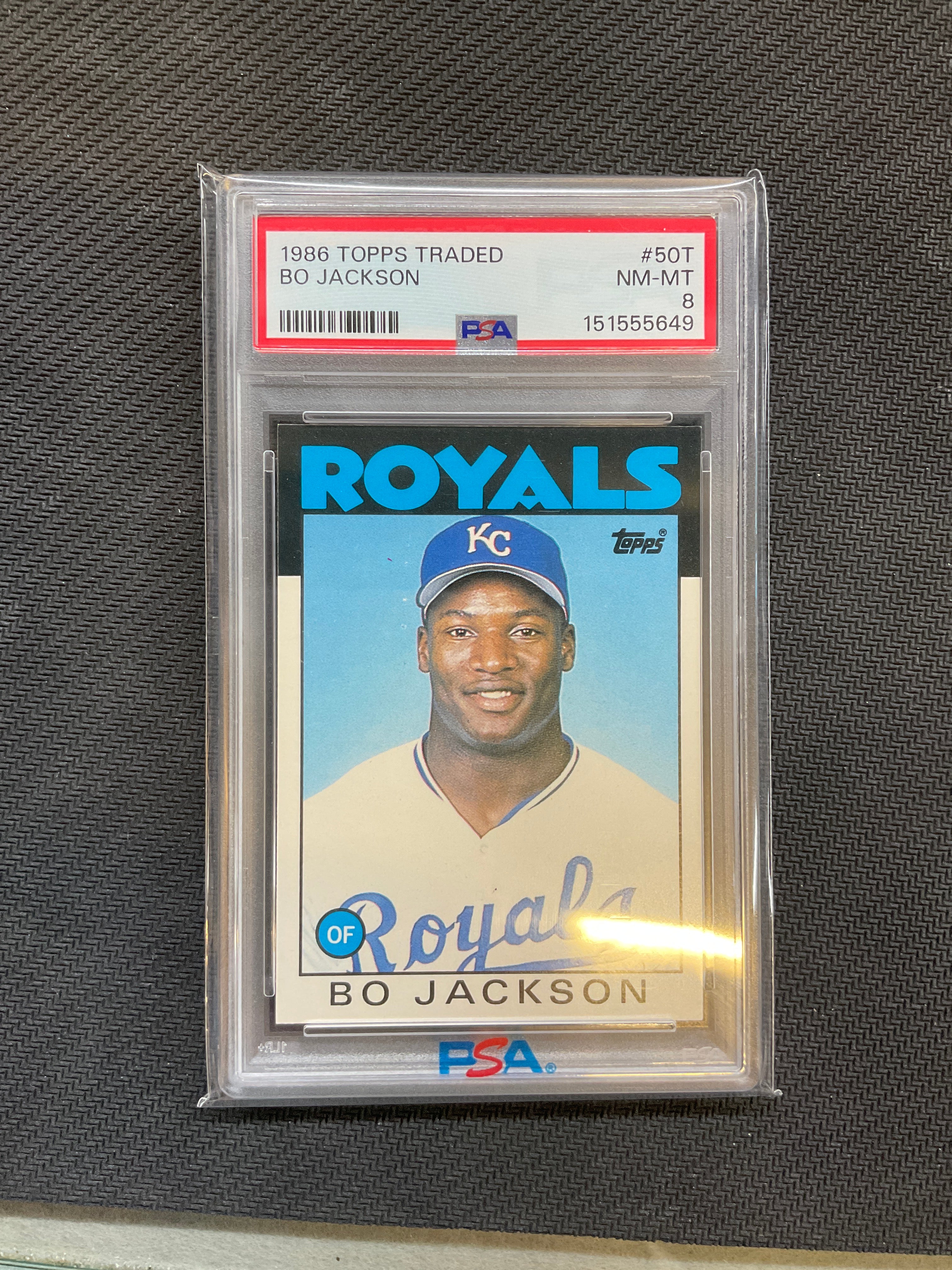 1986 Topps Traded Bo Jackson Rookie #50T PSA 8 649