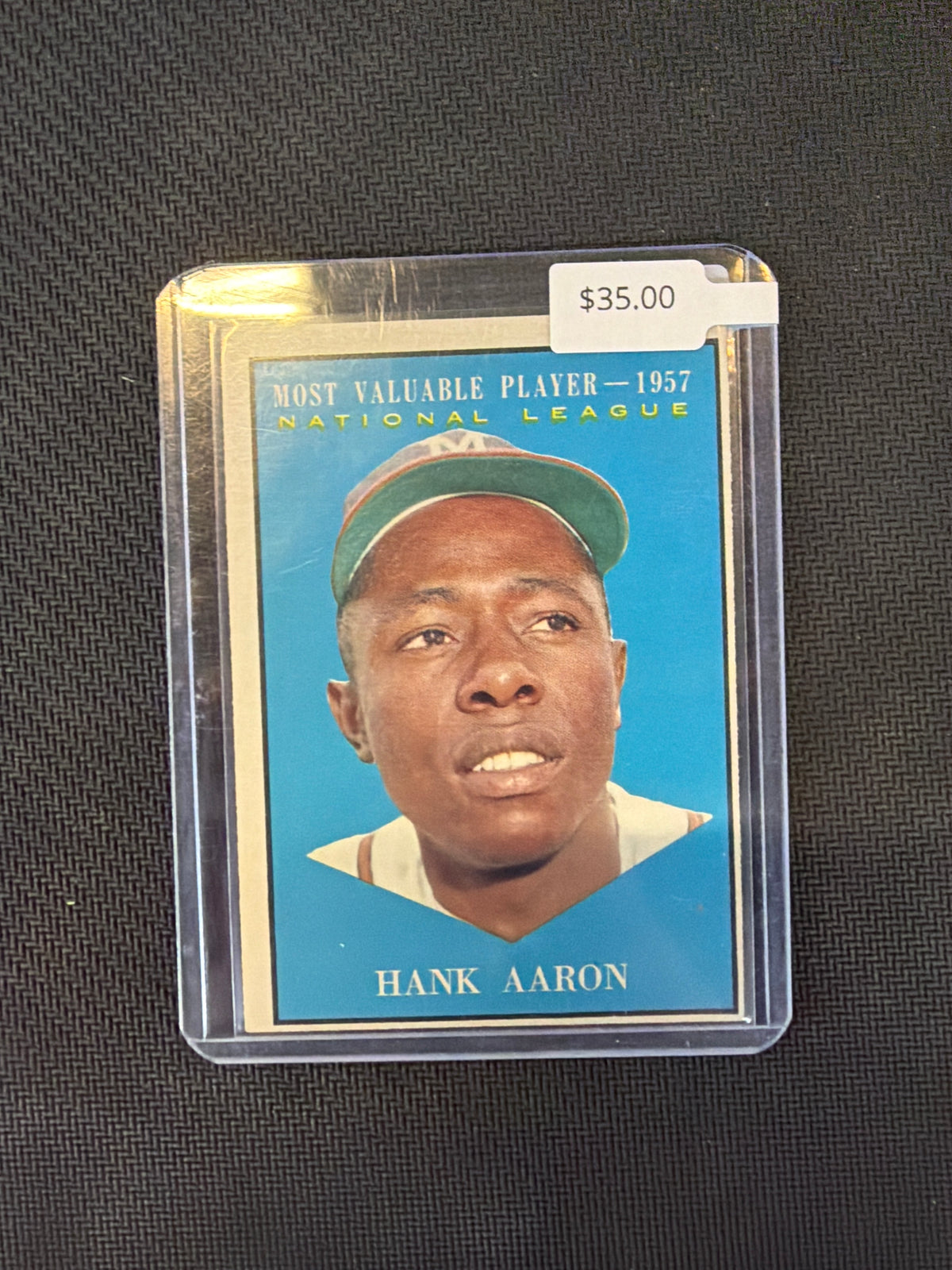 1961 Topps Hank Aaron MVP #484 Braves