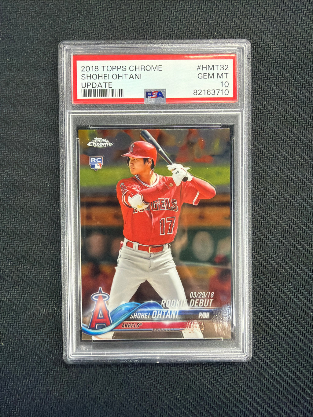 2018 Topps Chrome Update Shohei Ohtani Rookie PSA 10 Angels