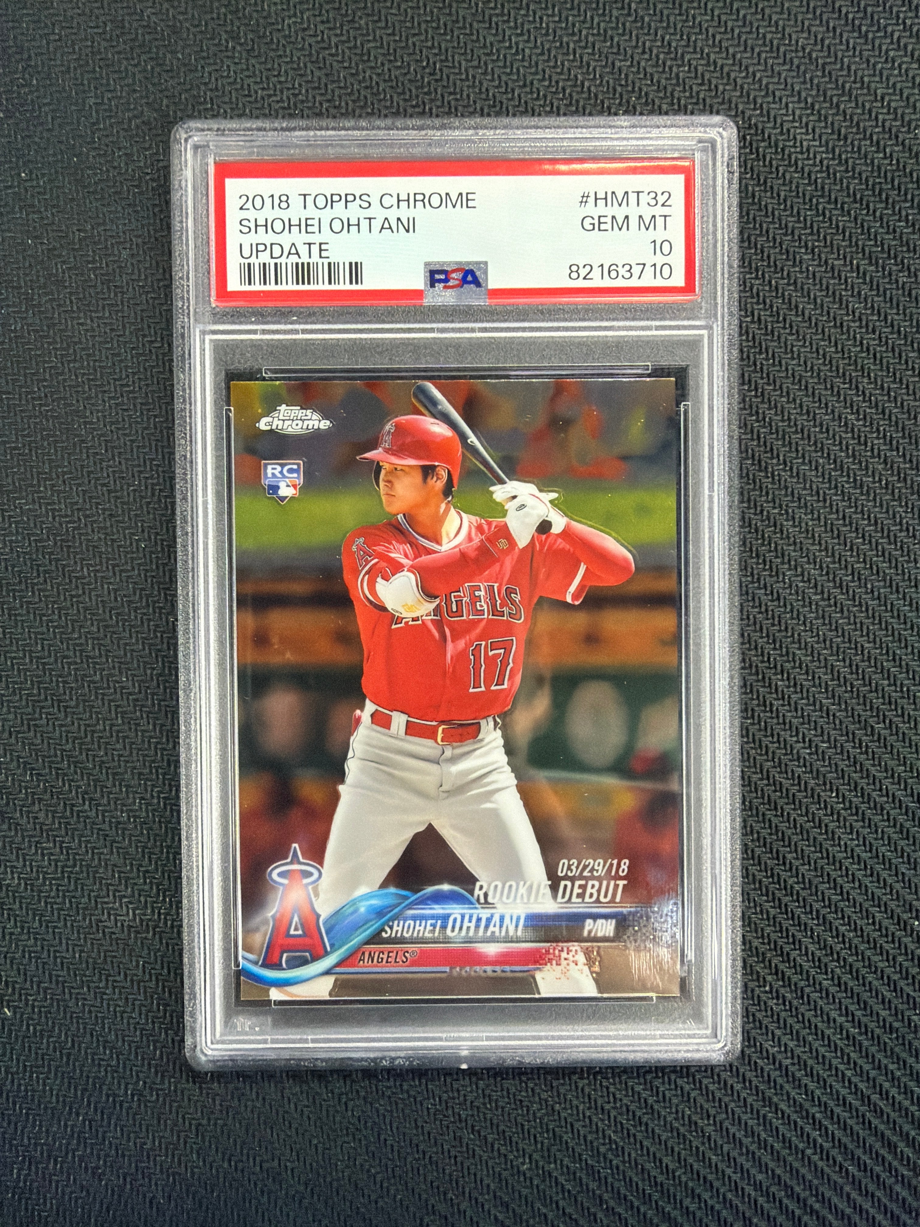 2018 Topps Chrome Update Shohei Ohtani Rookie PSA 10 Angels
