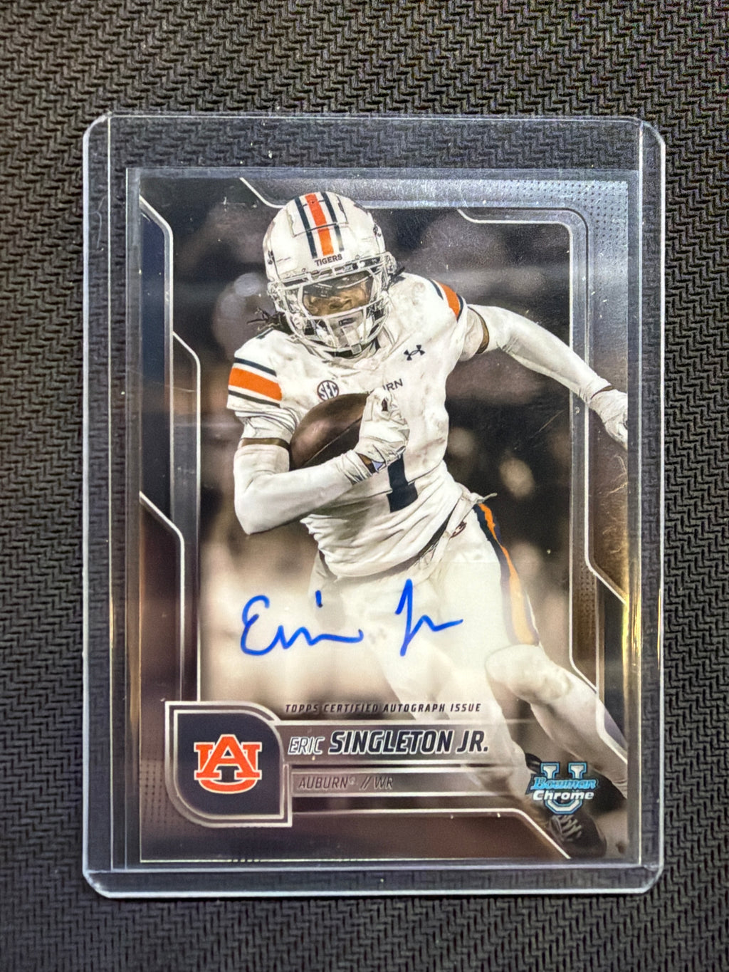 2025 Bowman Chrome U Eric Singleton Auto Auburn