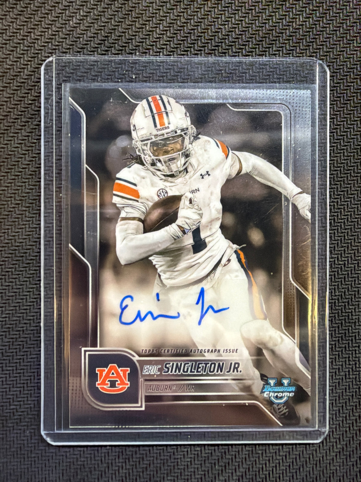 2025 Bowman Chrome U Eric Singleton Auto Auburn