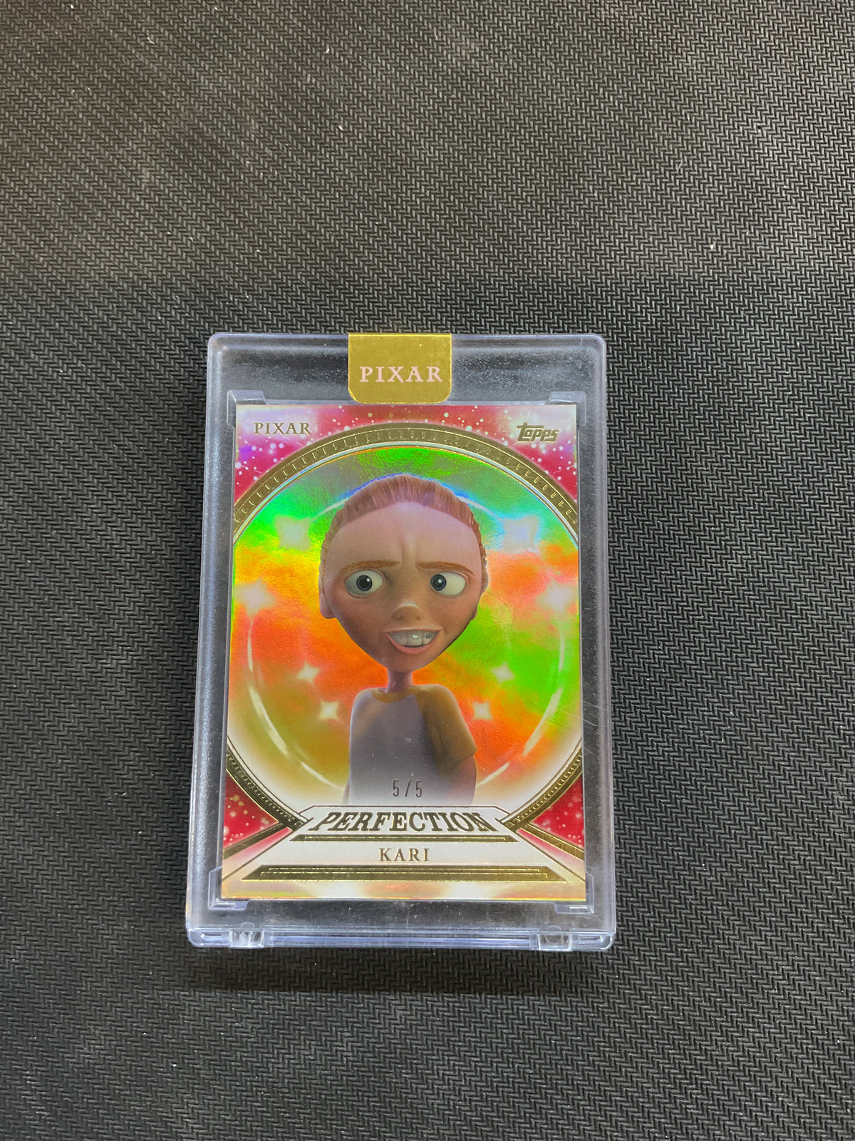 2025 Topps Pixar Kari Perfection Sealed Red /5