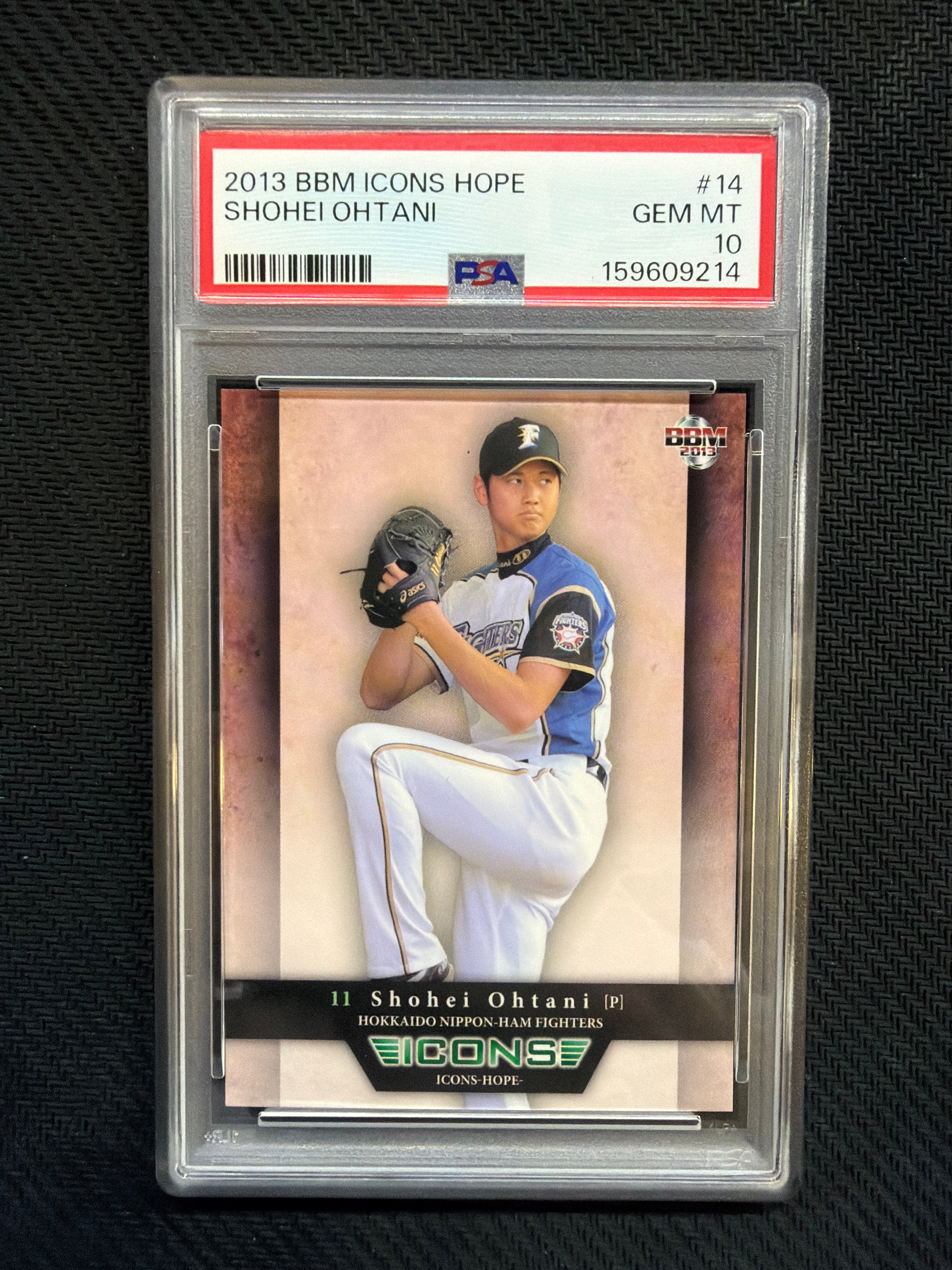 2013 BBM Icons Hope Shohei Ohtani PSA 10