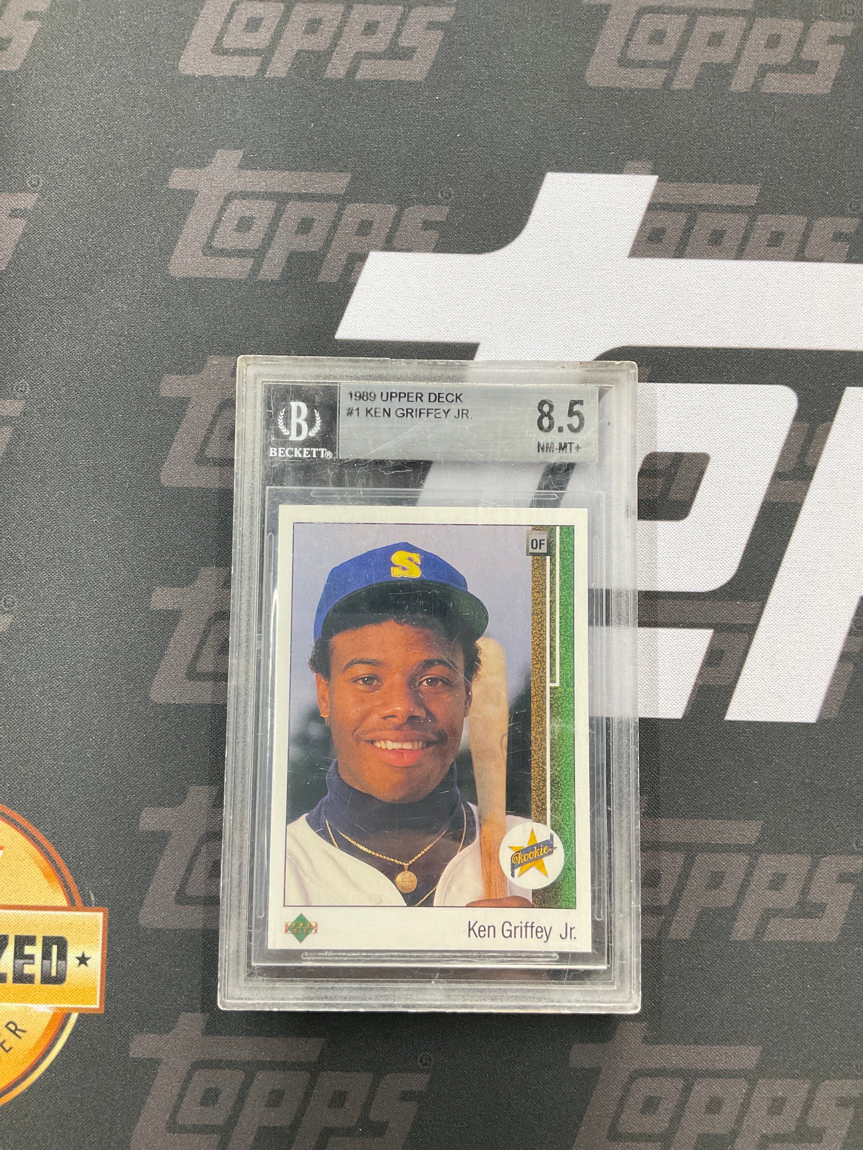 1989 Upper Deck #1 Ken Griffey Jr. Rookie BGS 8.5