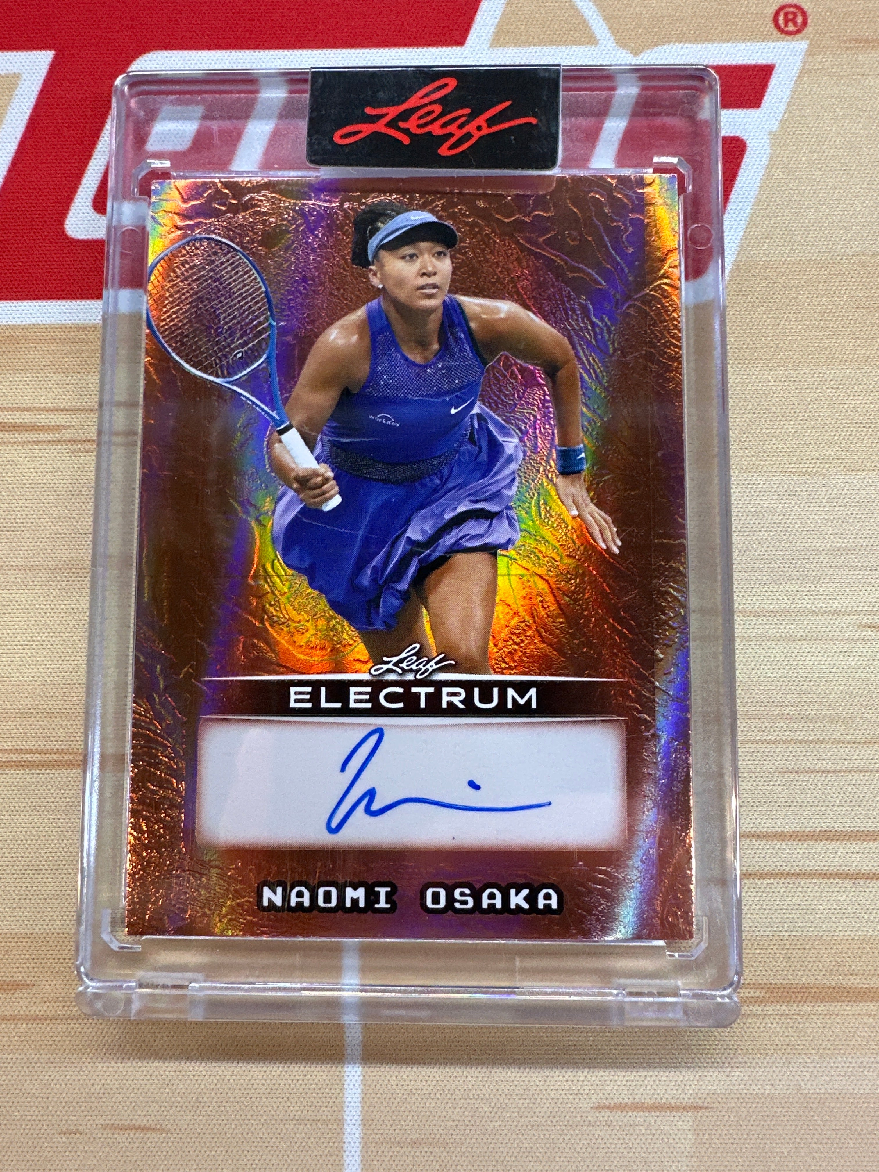 2025 Leaf Naomi Osaka Auto /12 Tennis
