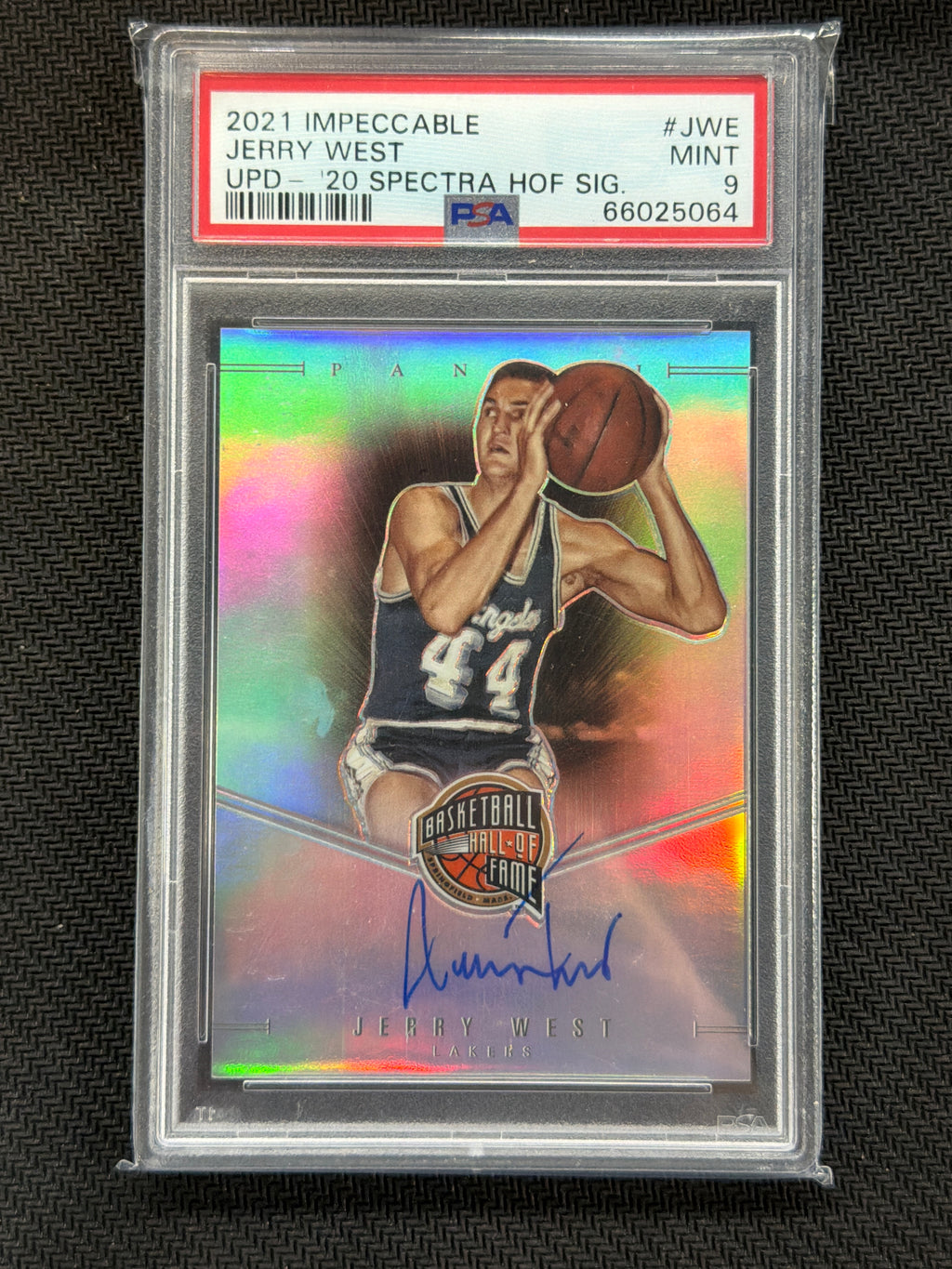 2021 Impeccable Jerry West HOF Auto PSA 9 064