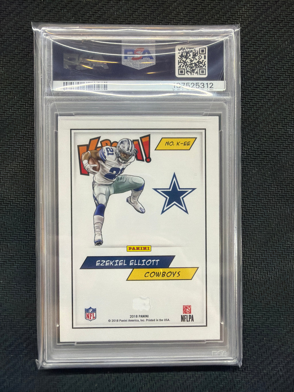 2018 Panini Kaboom! Ezekiel Elliott Kaboom! PSA 9 Cowboys