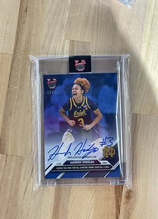 2024 Topps Now Hannah Hidalgo Blue Auto /49