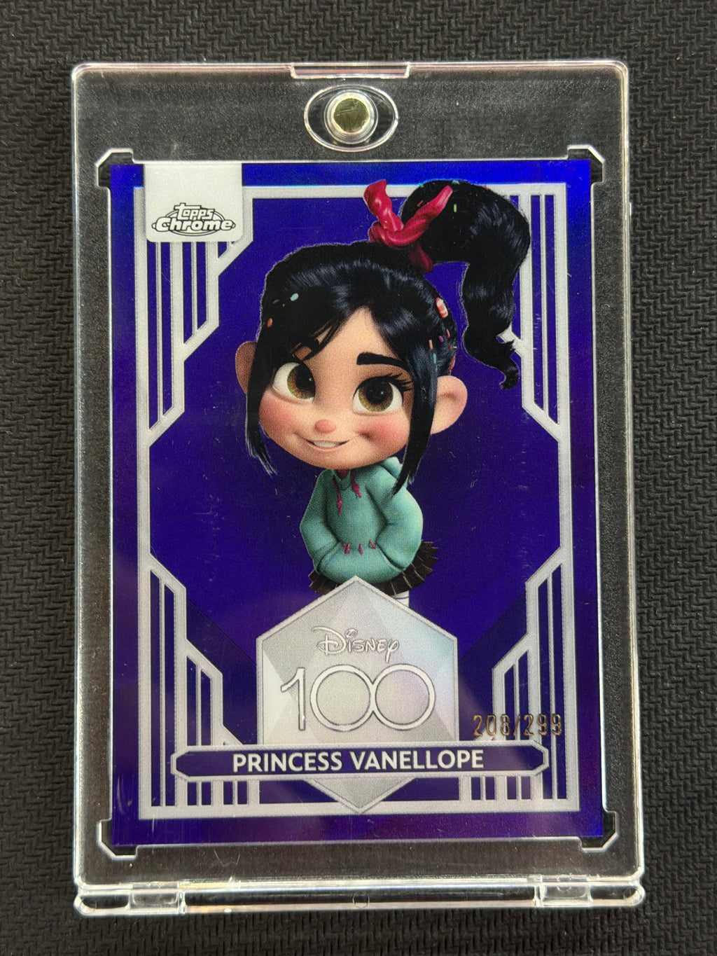 2023 Topps Chrome Disney Princess Vanellope Purple /299