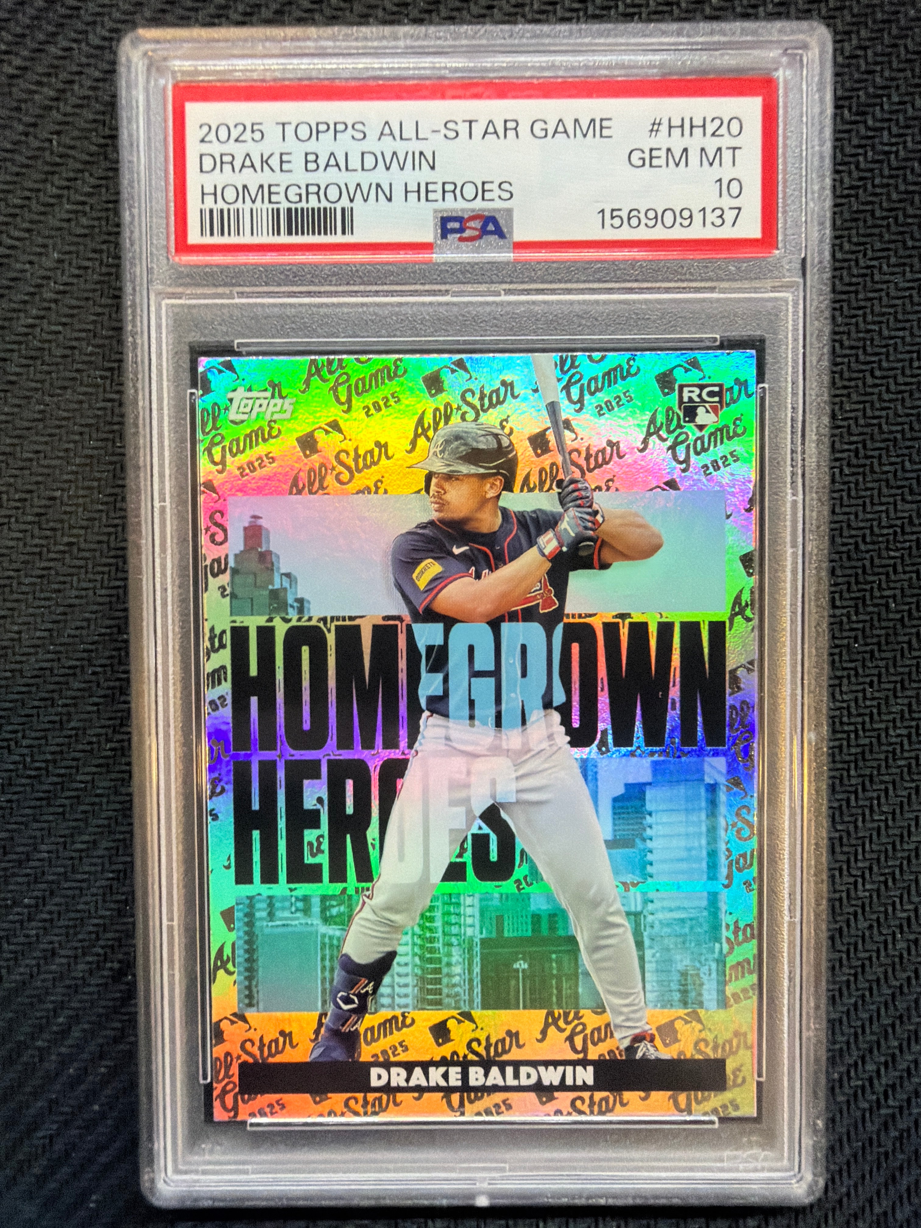 2025 Topps All Star Games Drake Baldwin Homegrown Heroes #HH20 PSA 10 Braves 137
