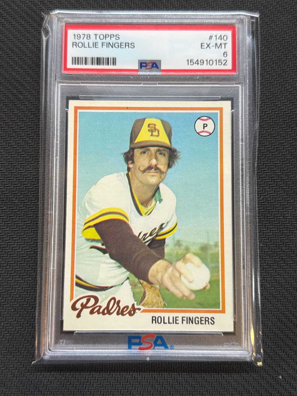 1978 Topps Rollie Fingers #140 PSA 6 152