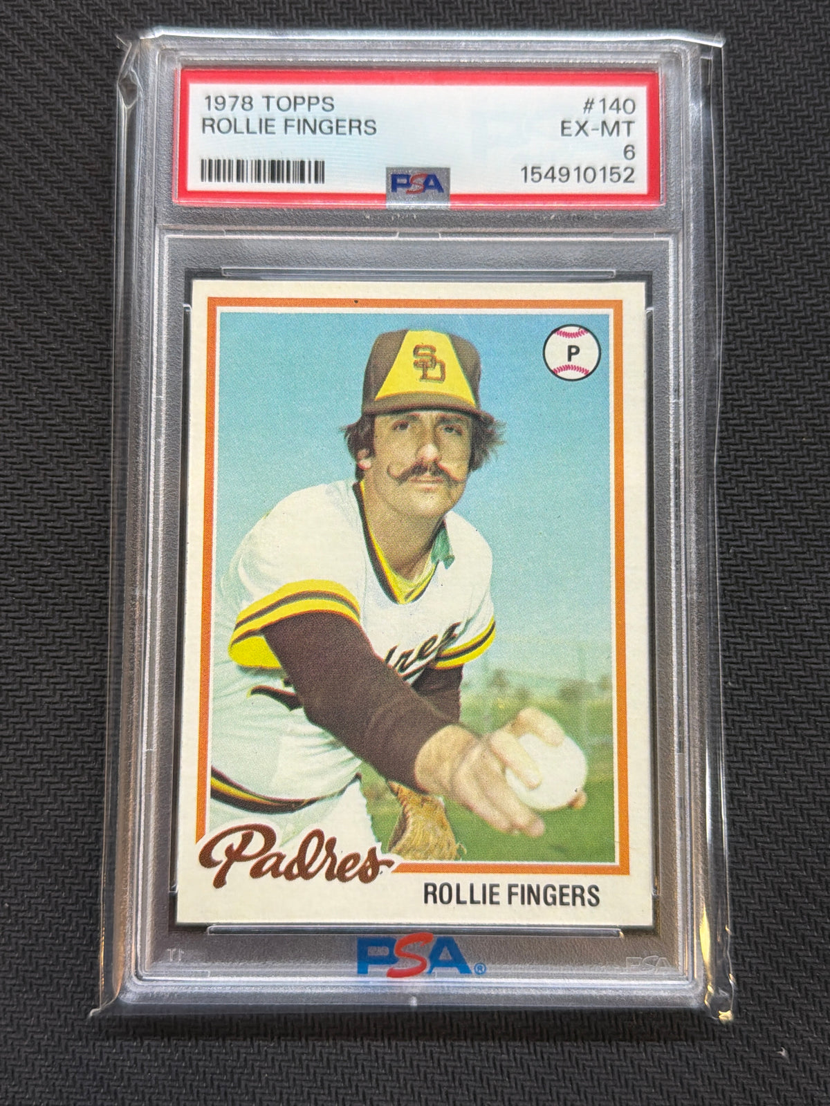 1978 Topps Rollie Fingers #140 PSA 6 152