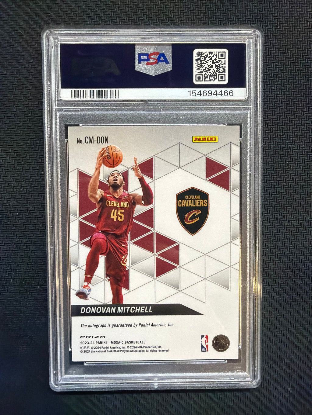 2023 Mosaic Donovan Mitchell Collage Auto PSA 9 466